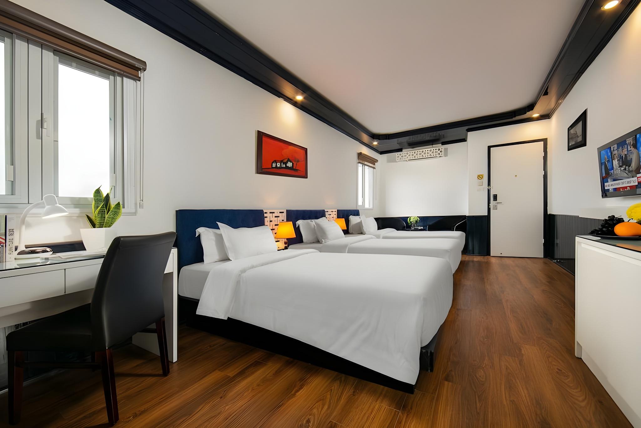 غرفة ديلوكس عائلية، Hanoi Solo Hostel 2/2