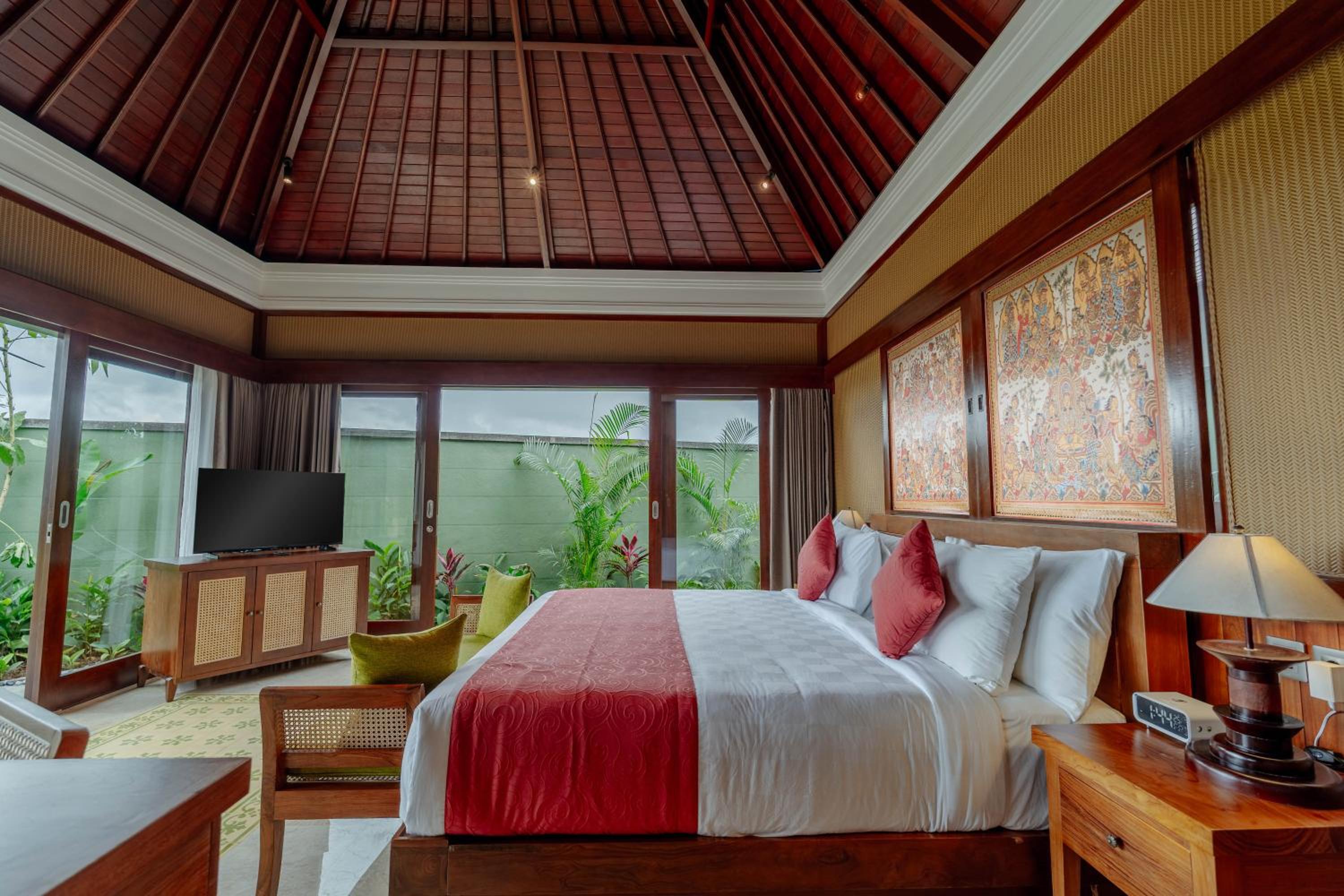 1 Bedroom, Pool, Villa, King Bed, Rice Field View
