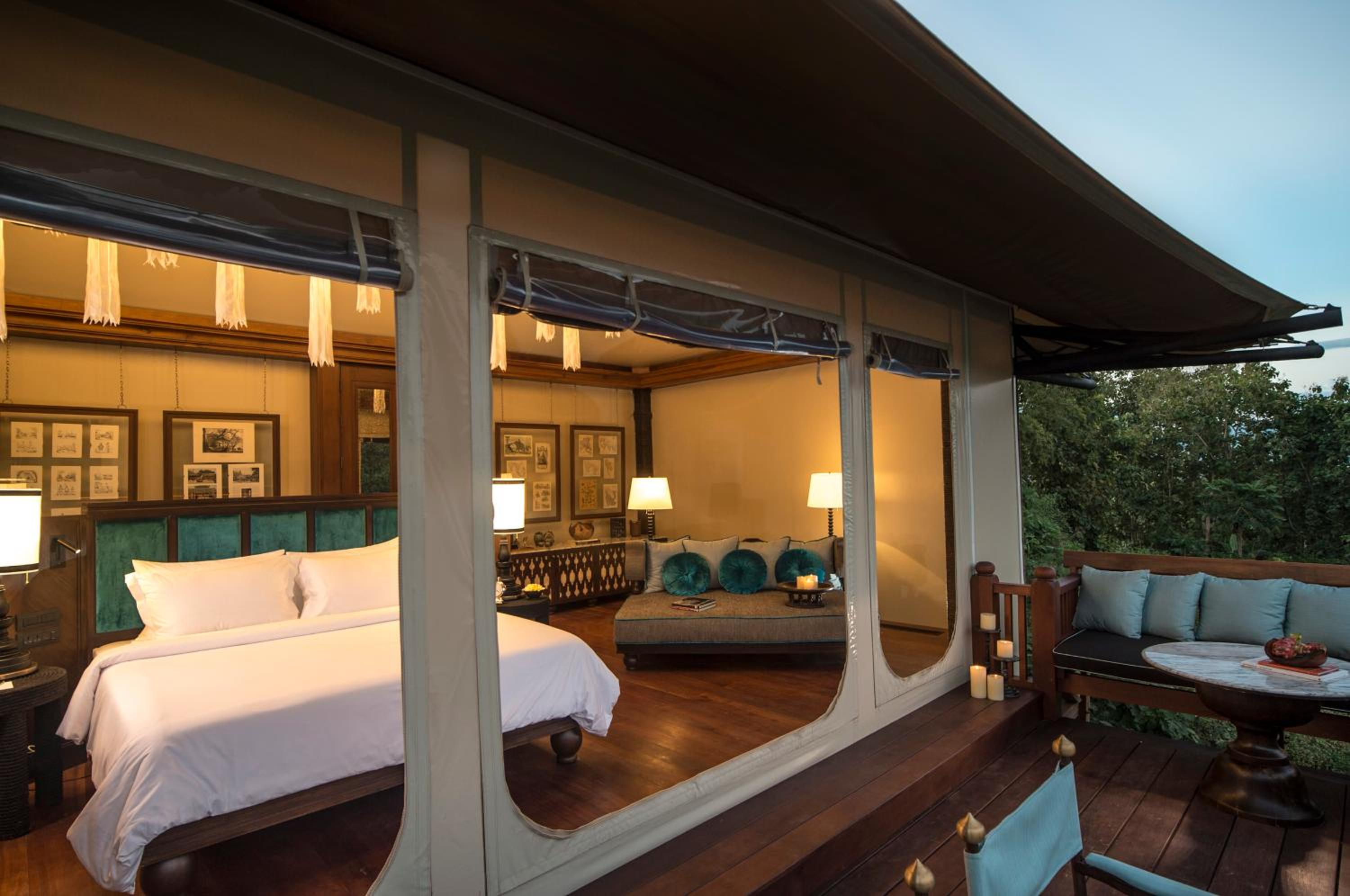 Hilltop, Tent, King Bed