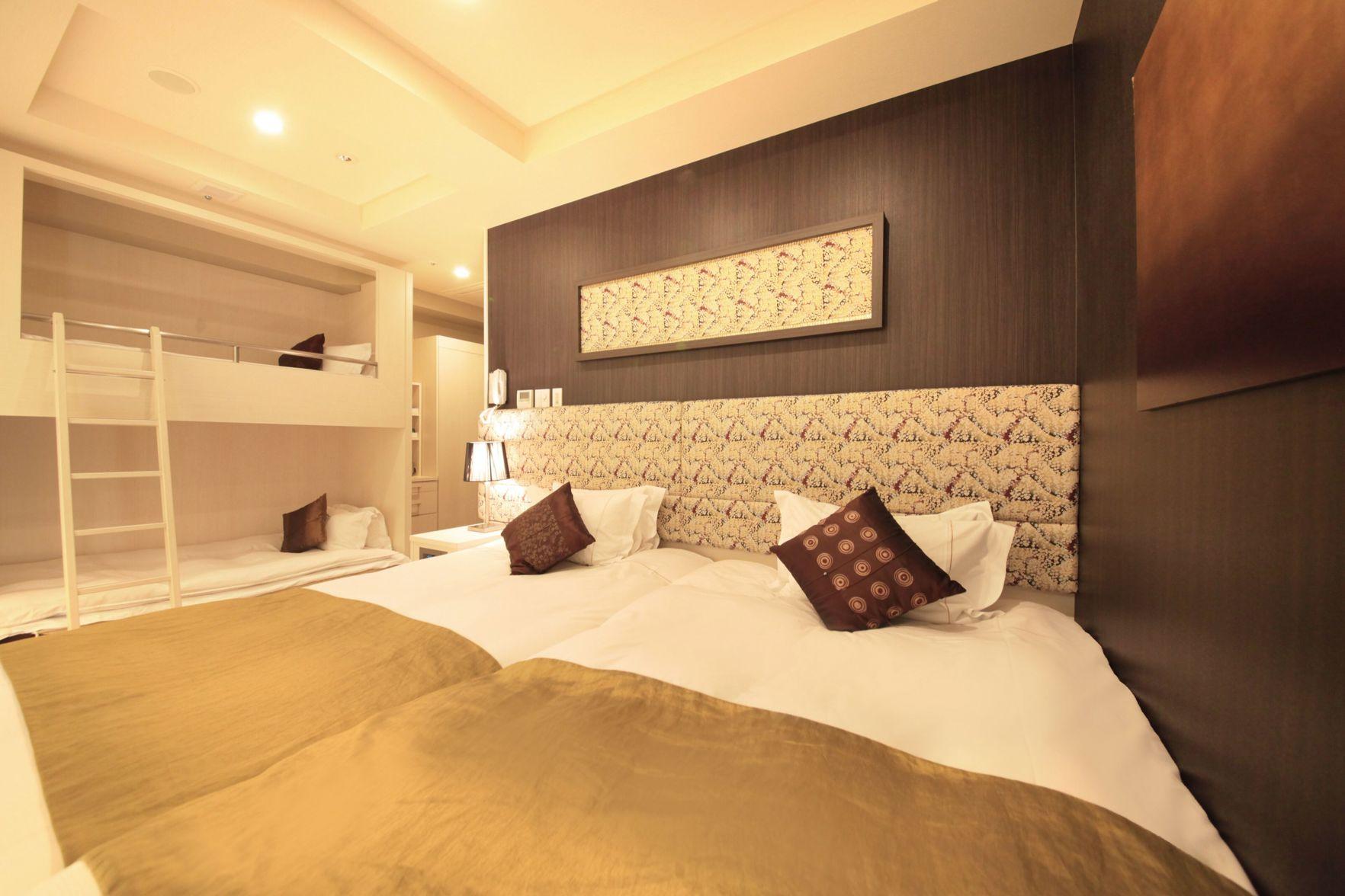 Semi Room, Family, 2 Semi Double Beds, Bunk Bed