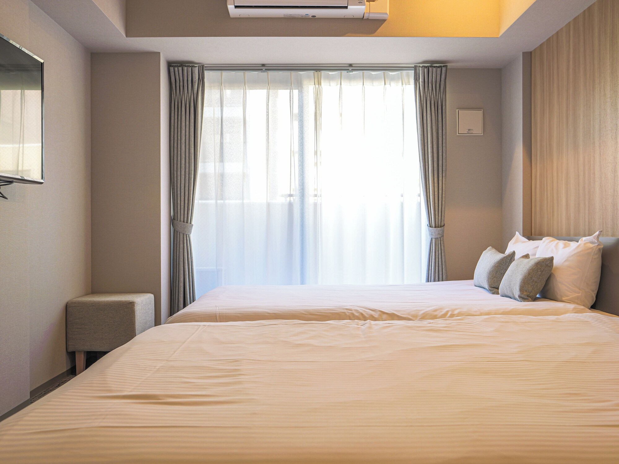 شقة بسريرين مزدوجين بإطلالة على المدينة، Nico Hotel 3/10