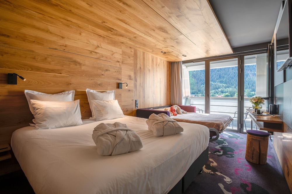 Superior, Double Bed, Mont Blanc View, Sofa, Balcony