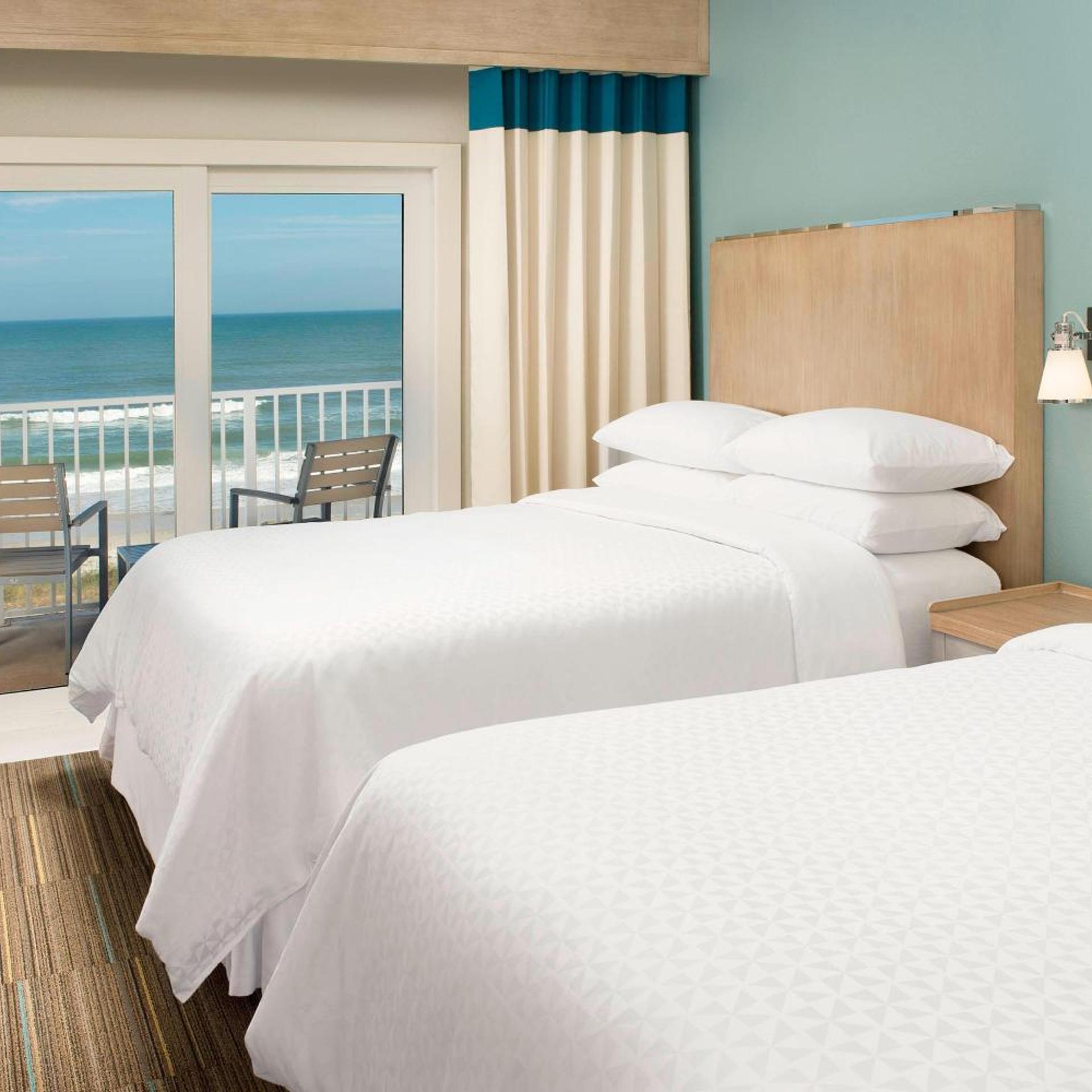 Executive, Suite, 2 Queen Beds, Ocean Front, Sofa, Balcony