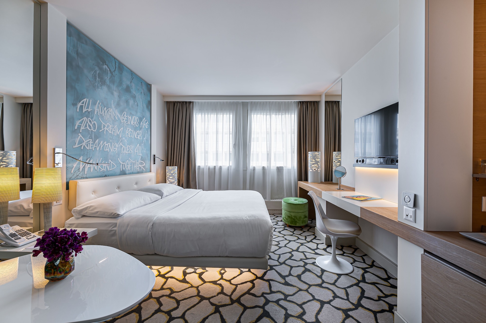 غرفة قياسية بسرير كوين، Hotel N Vy 3/3