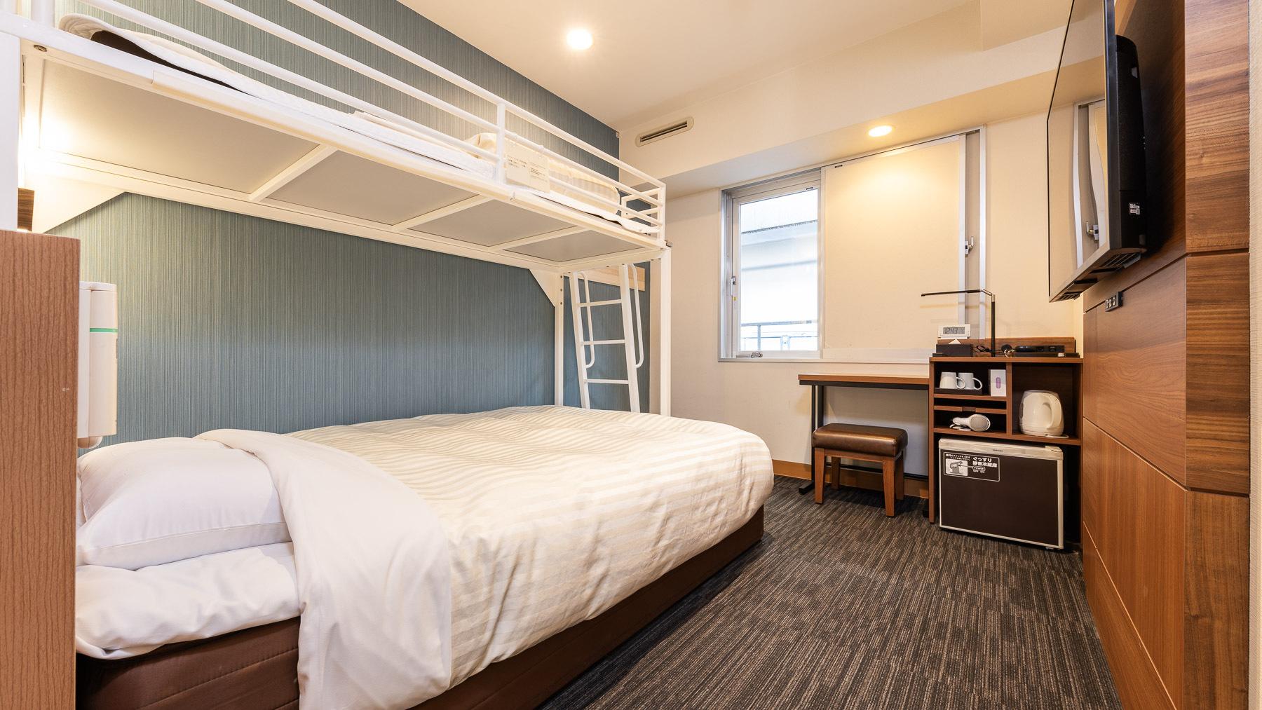 Room, Double or Single Bed, Bunk Bed