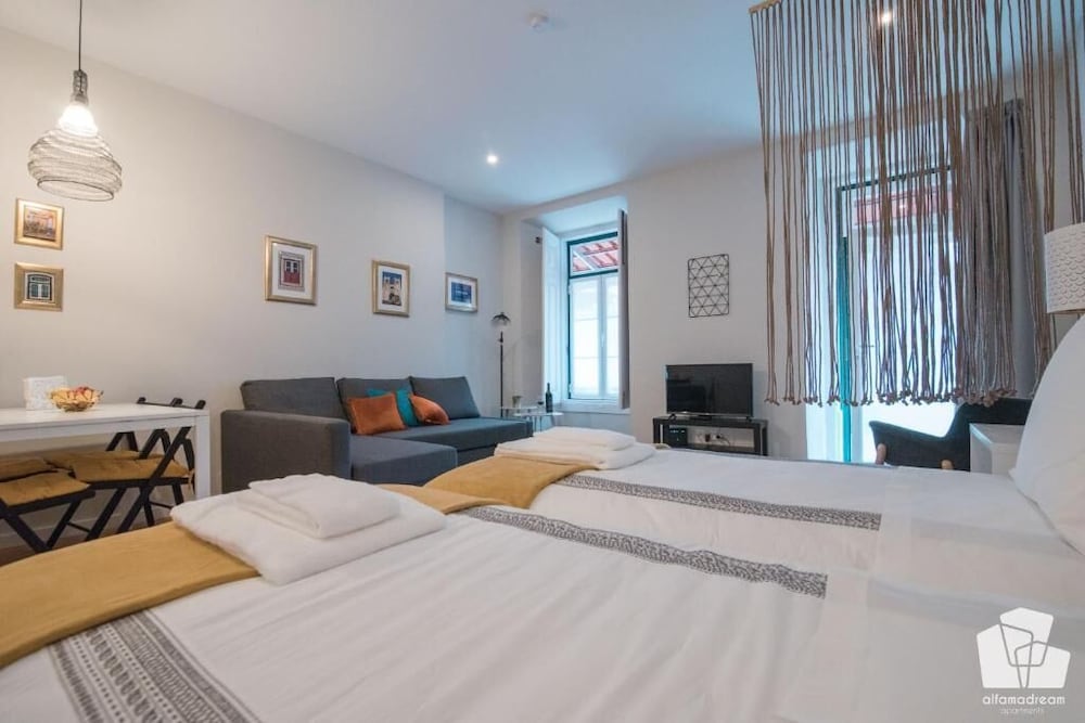 Dream, Apartment, Twin Beds, Sofa