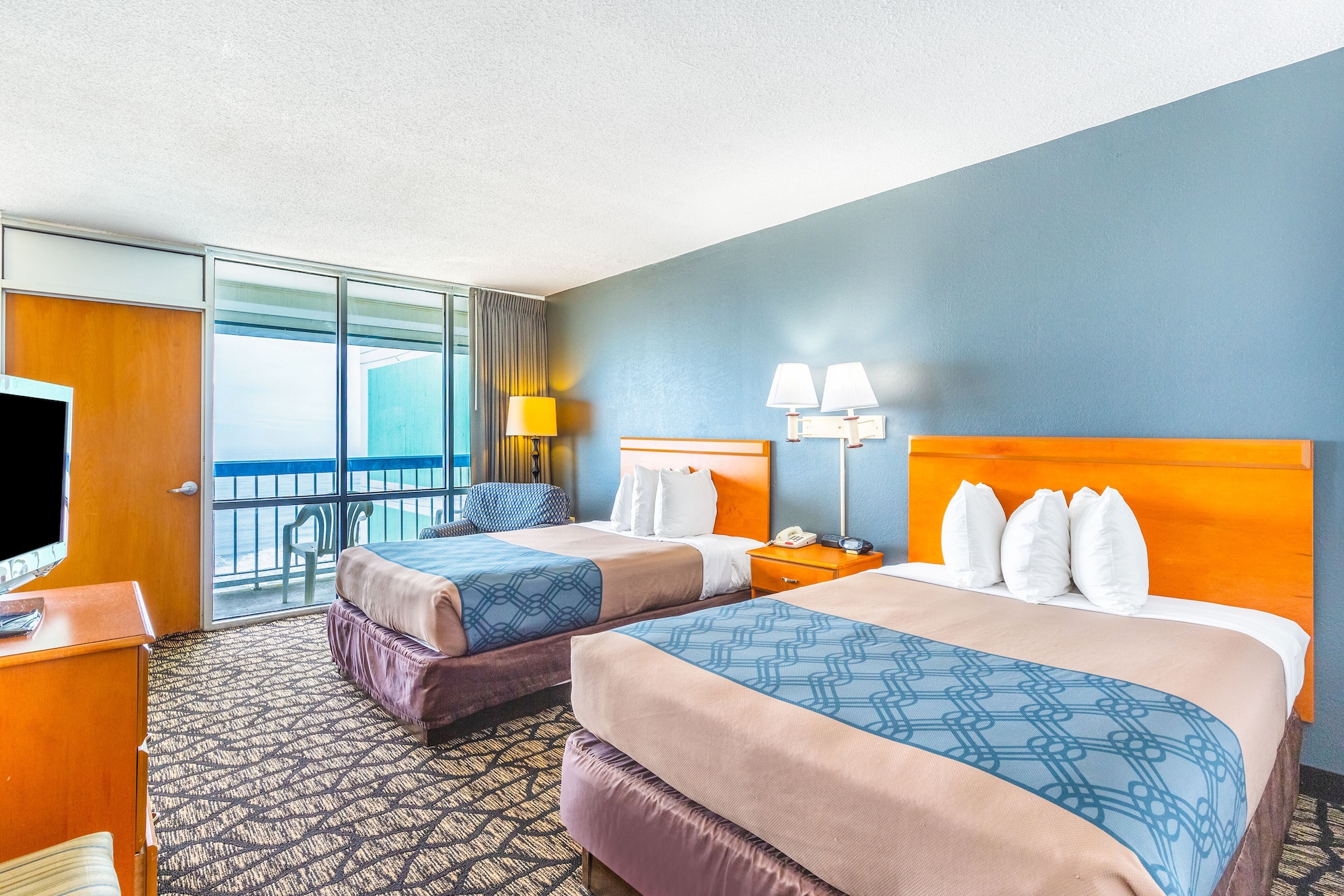 STANDARD, 2 DOUBLE BEDS, OCEAN VIEW, BALCONY