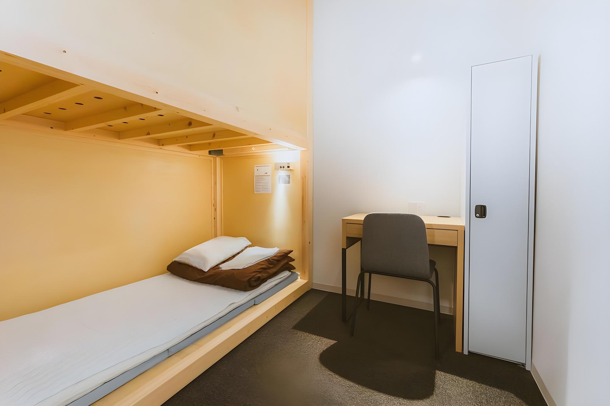 Semi Private, Mixed Dorm, 2 Double Beds