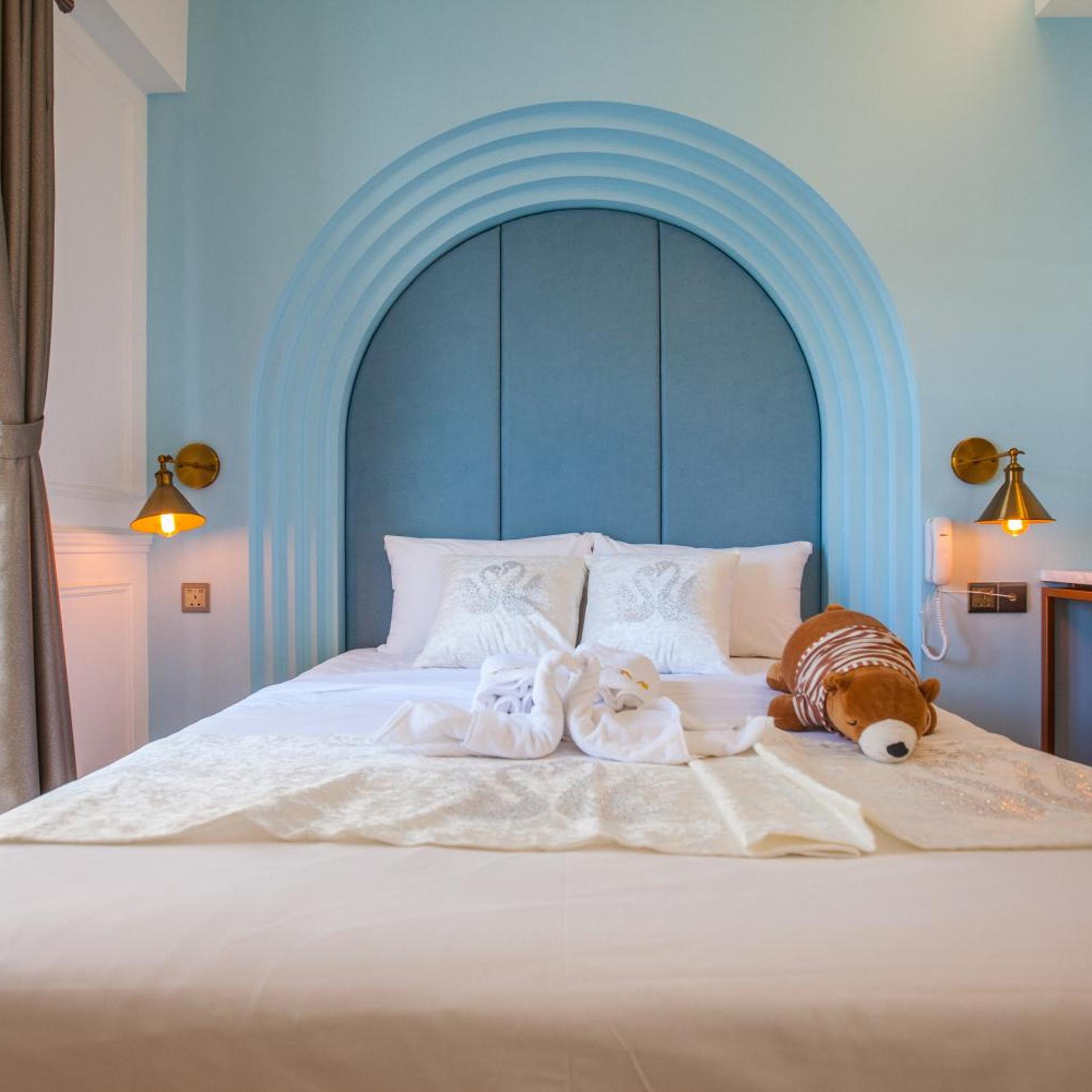 غرفة ديلوكس بسرير مزدوج بشرفة، White Mansion Hotel 9/10