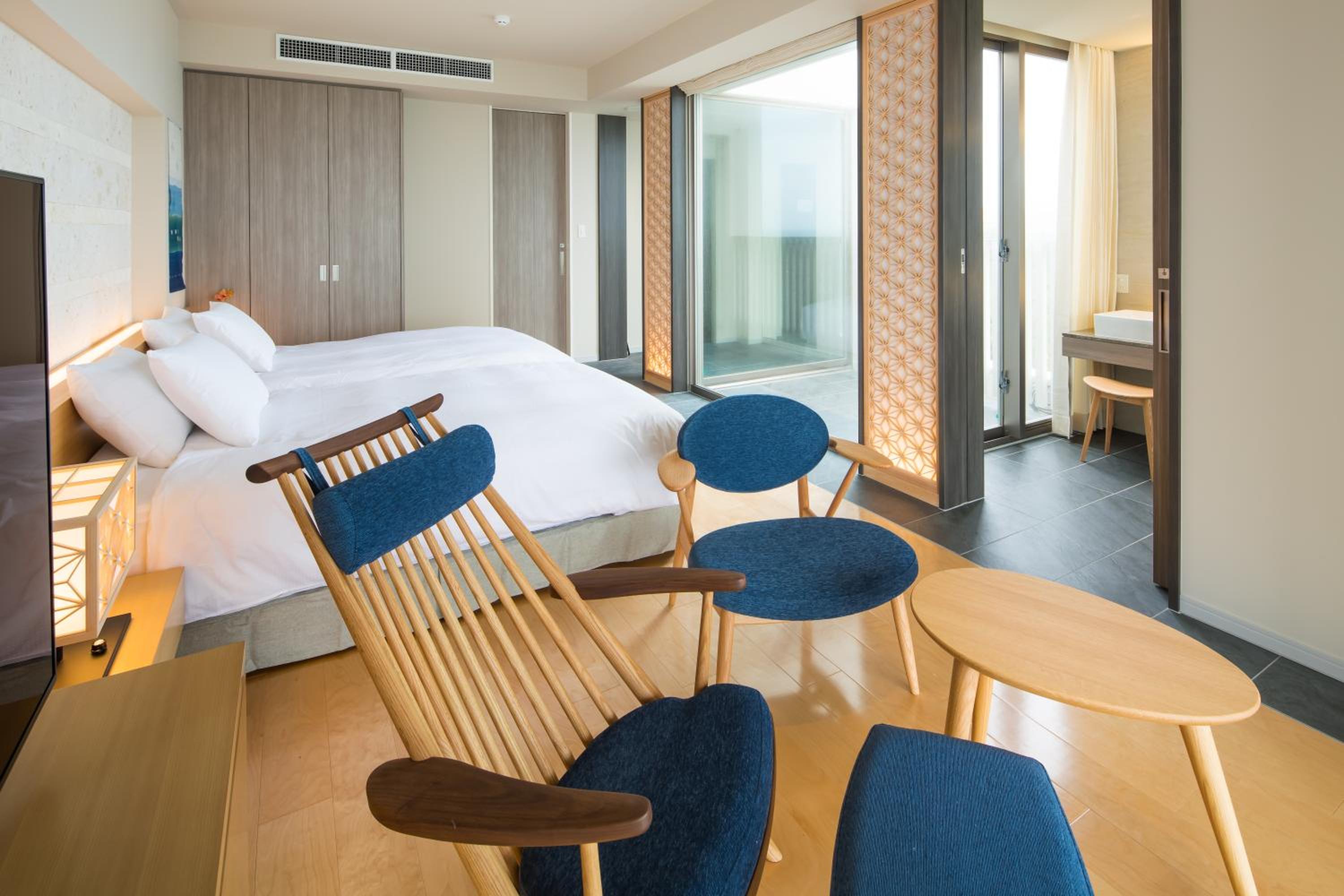 غرفة بريميوم بسريرين منفصلين بإطلالة على البحر في الملحق، Ishigaki Island Beach Hotel Sunshine 8/10