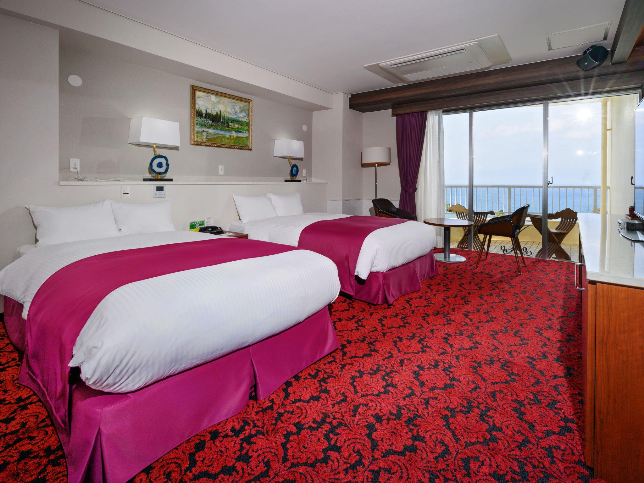 Semi Room, Red, Superior, 2 Semi Double Beds