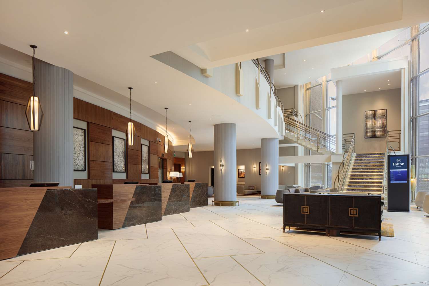 Lobby at HILTON BELFAST, BELFAST
