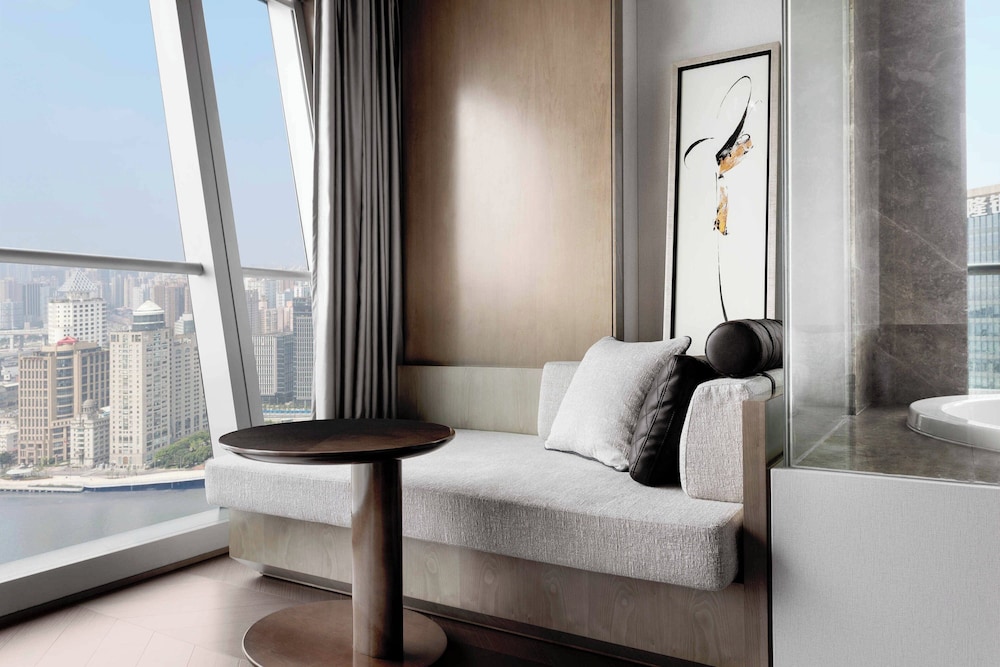 استوديو ديلوكس بسرير كينج، Jw Marriott Marquis Hotel Shanghai Pudong 3/8