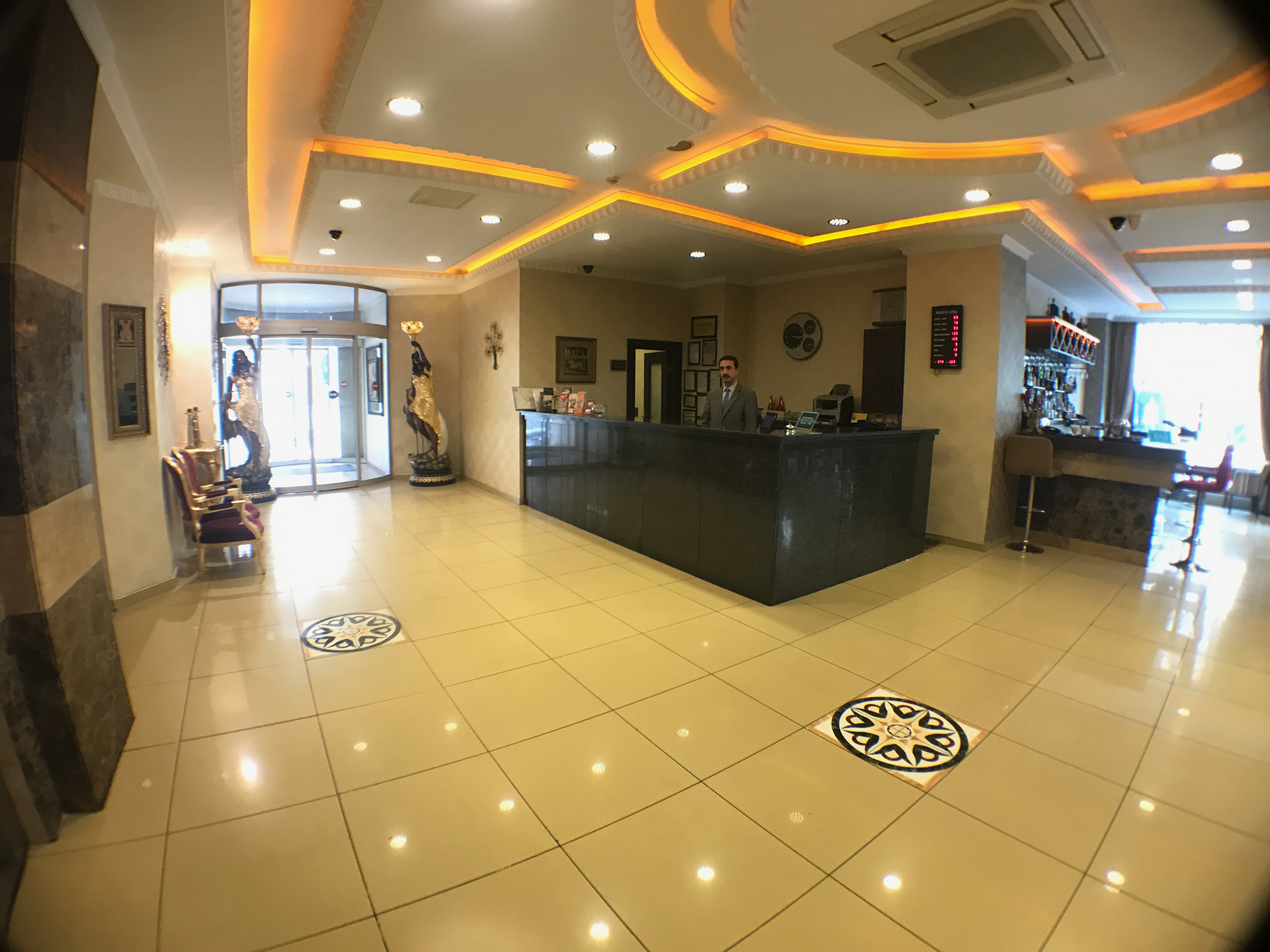Lobby at Akgun Hotel Beyazit, ISTANBUL
