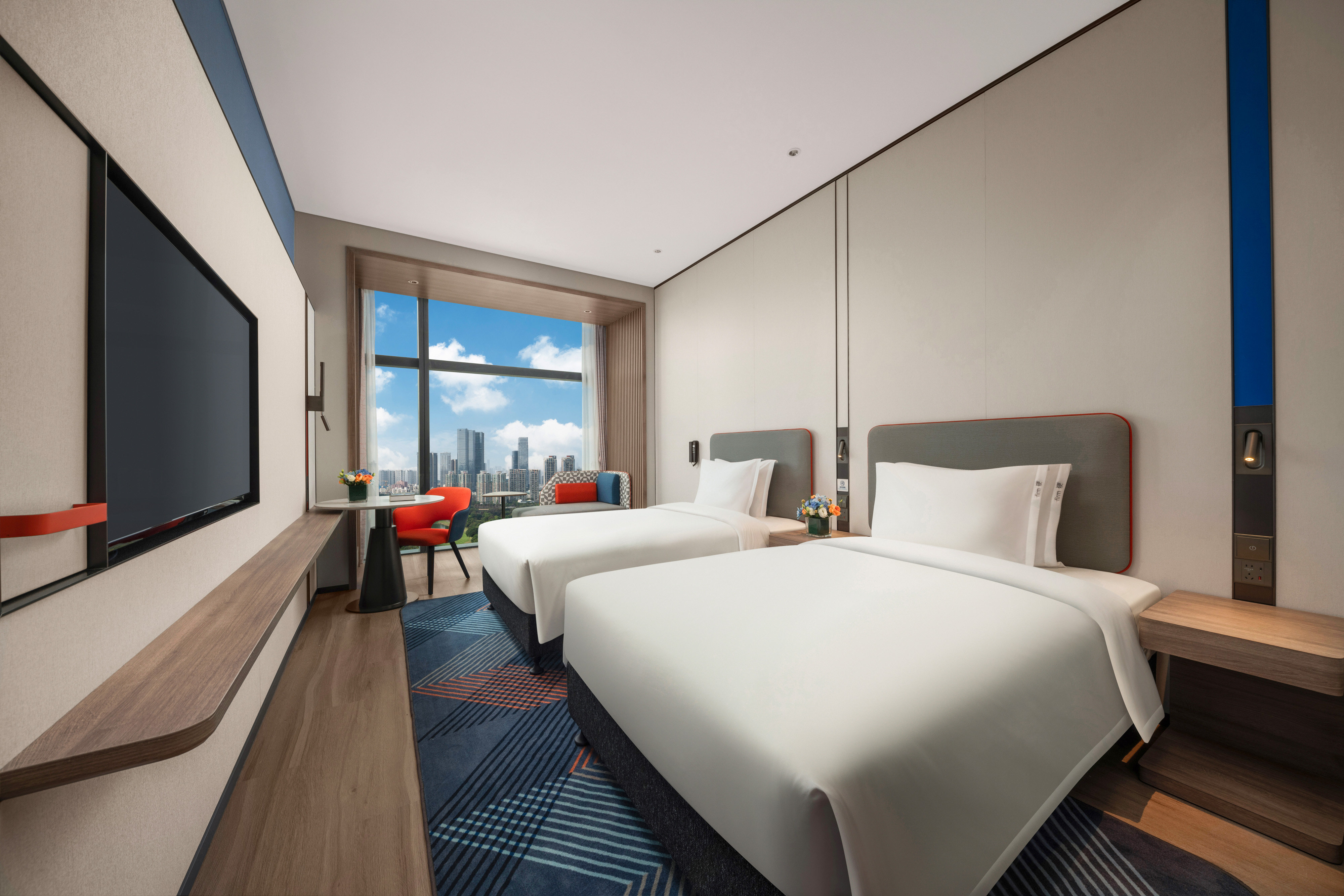 Standard, 2 Double Beds, Golf Course View