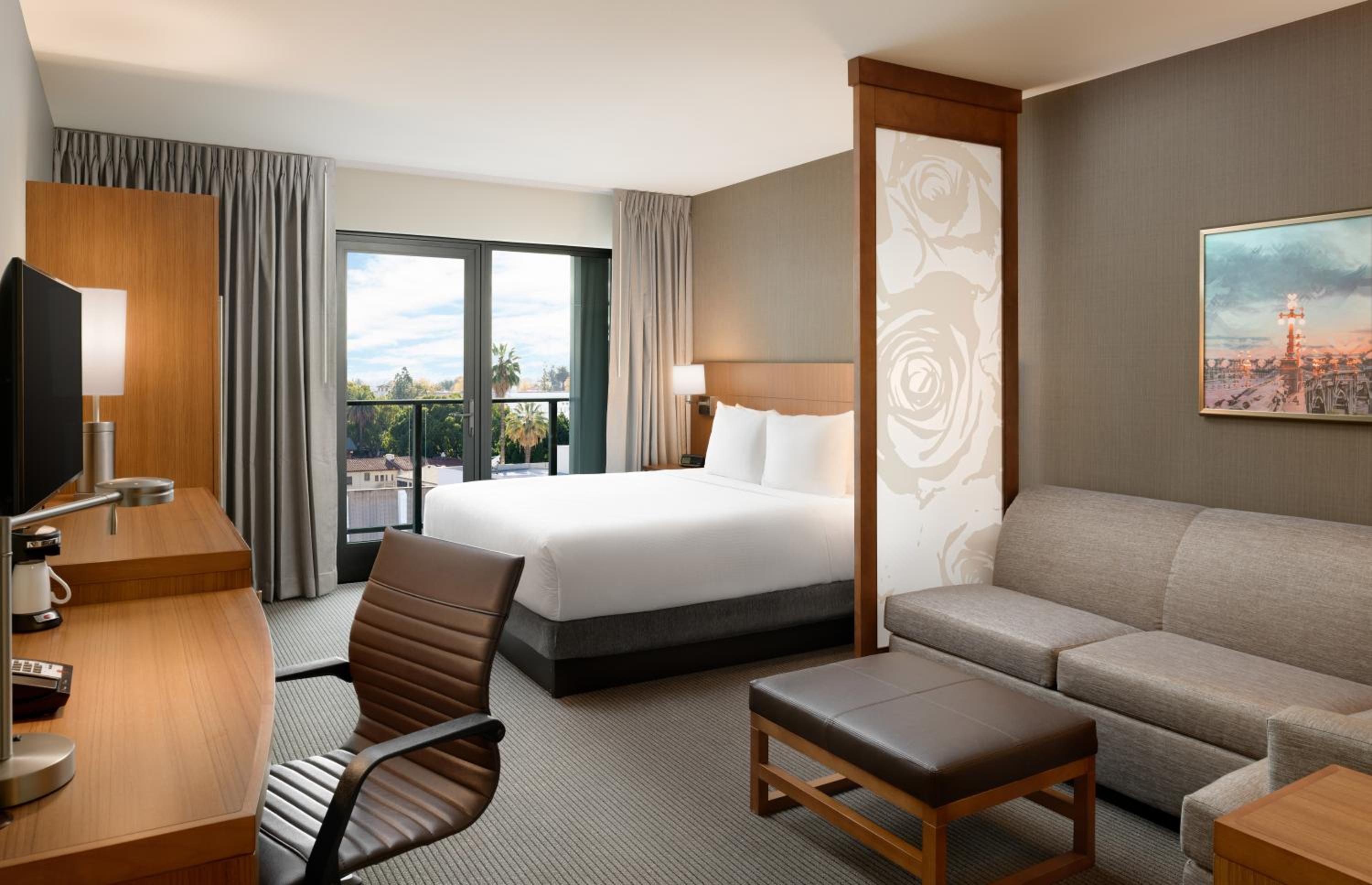 Room, King Bed, Sofa, Balcony