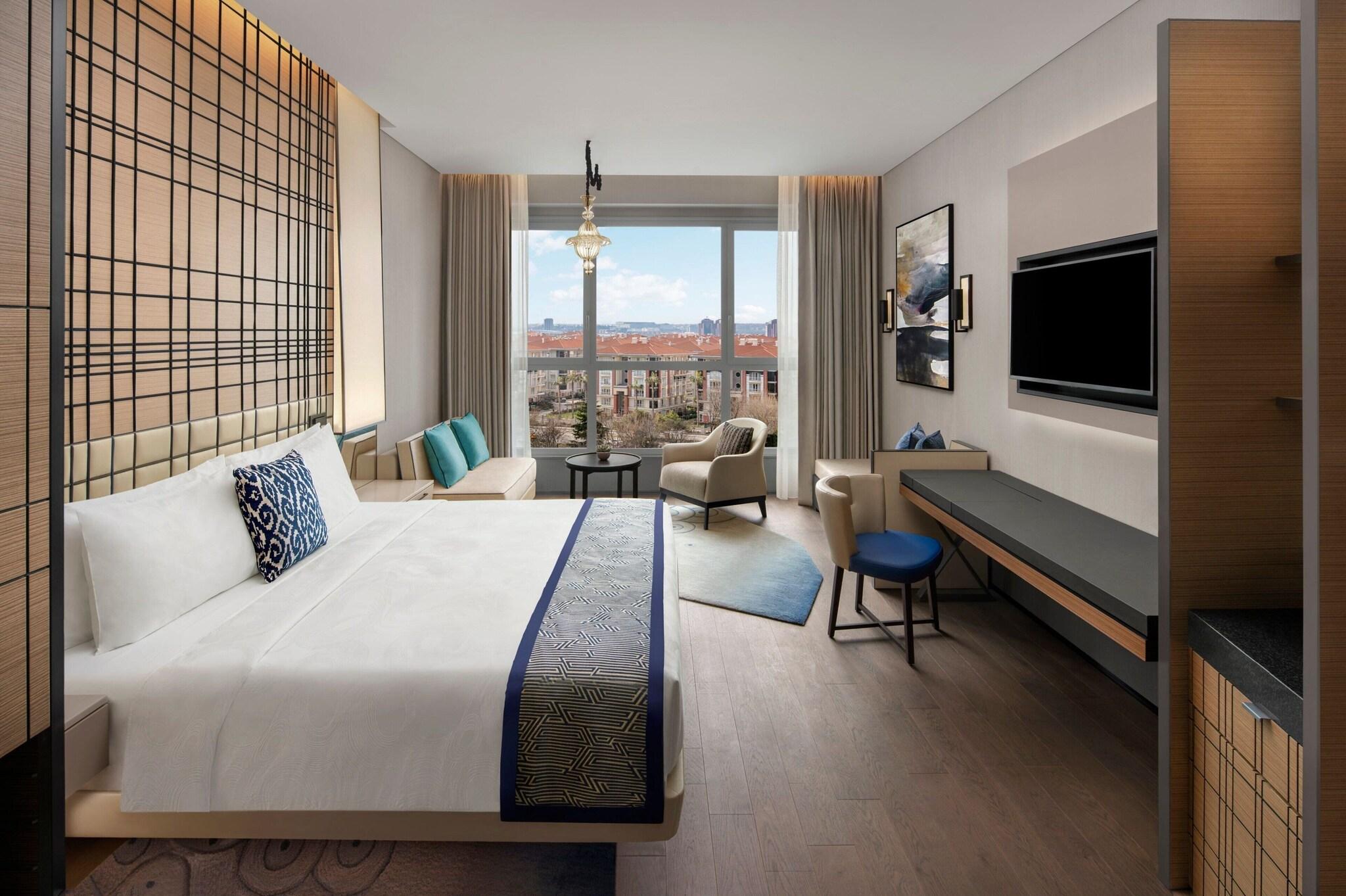 غرفة ديلوكس بسرير مزدوج بإطلالة على المدينة