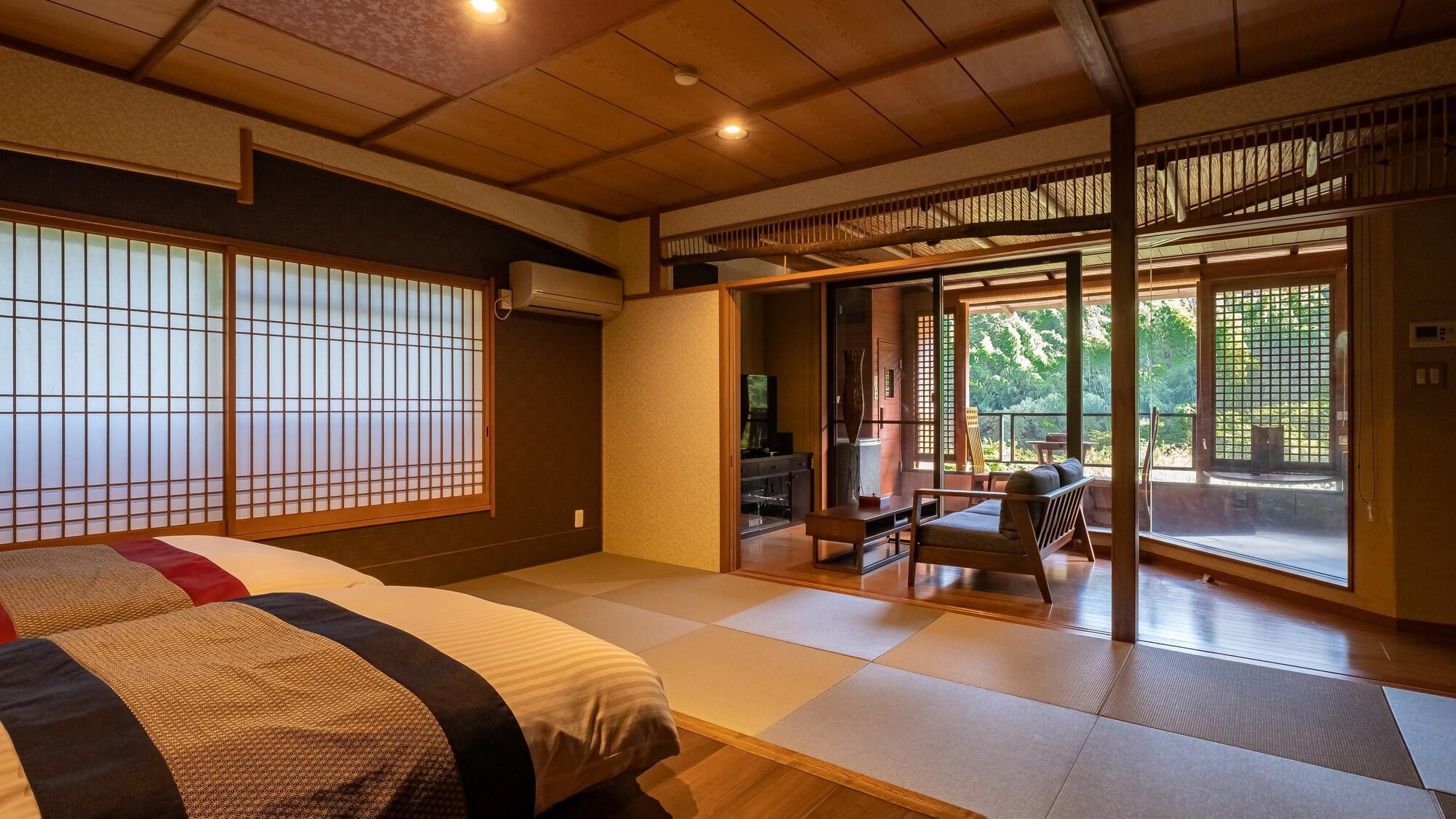 Japanese, Mountain View, River View, Sauna, Bathtub