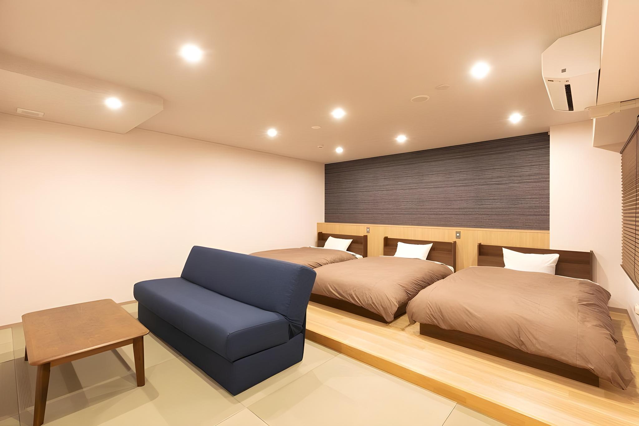 Japanese, Superior, 3 Beds, No Bathroom