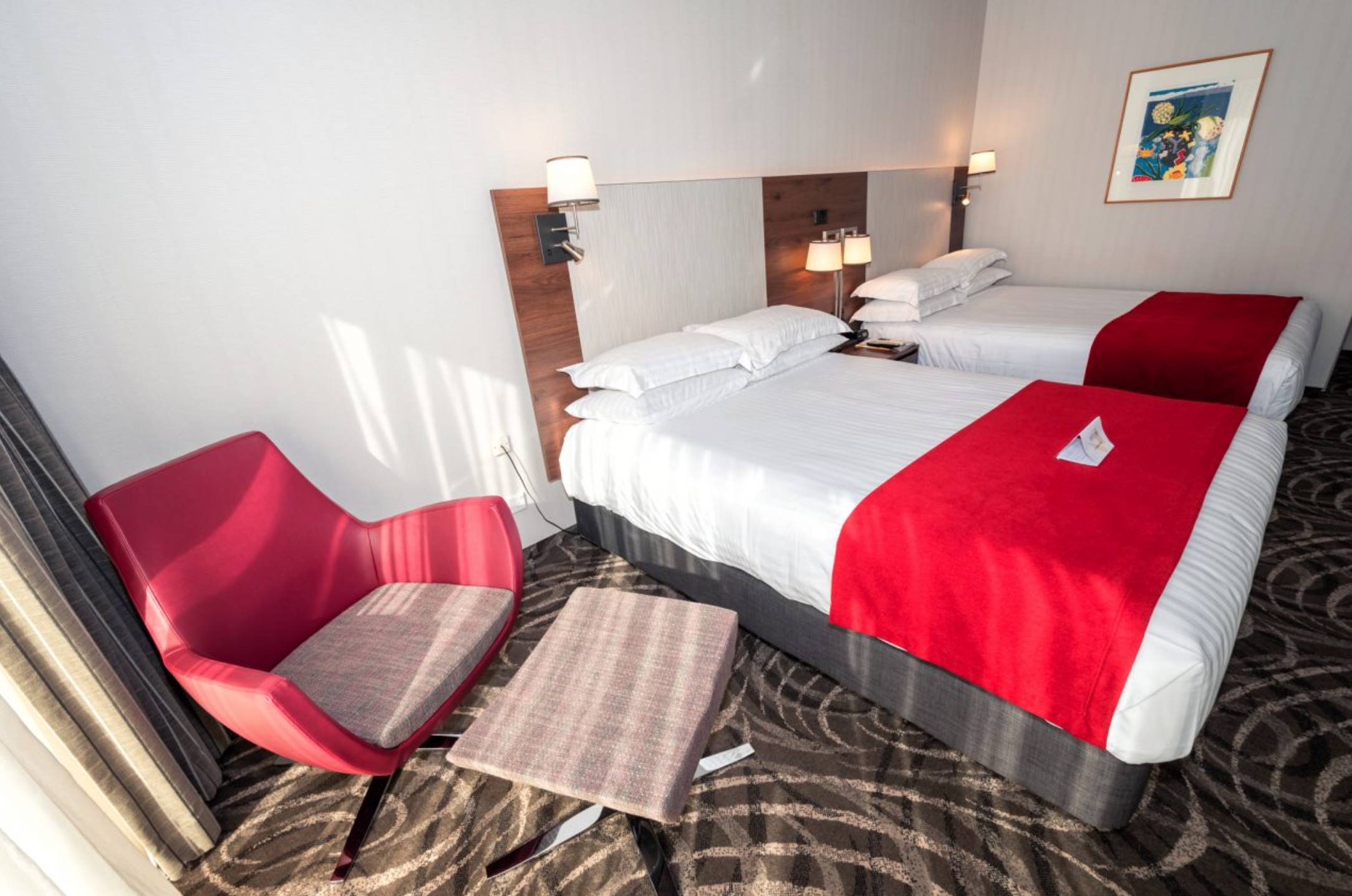 Couple, Twin Beds