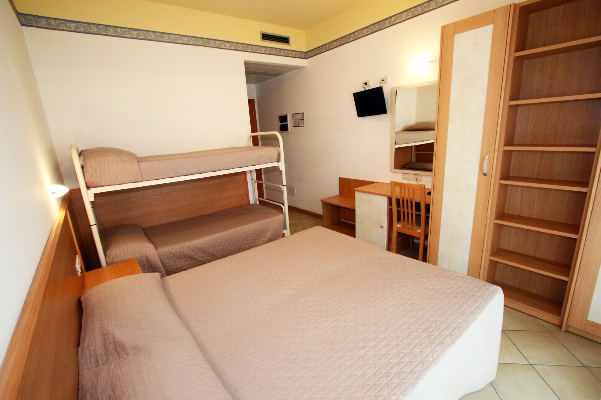 COMFORT, DOUBLE AND BUNK BED