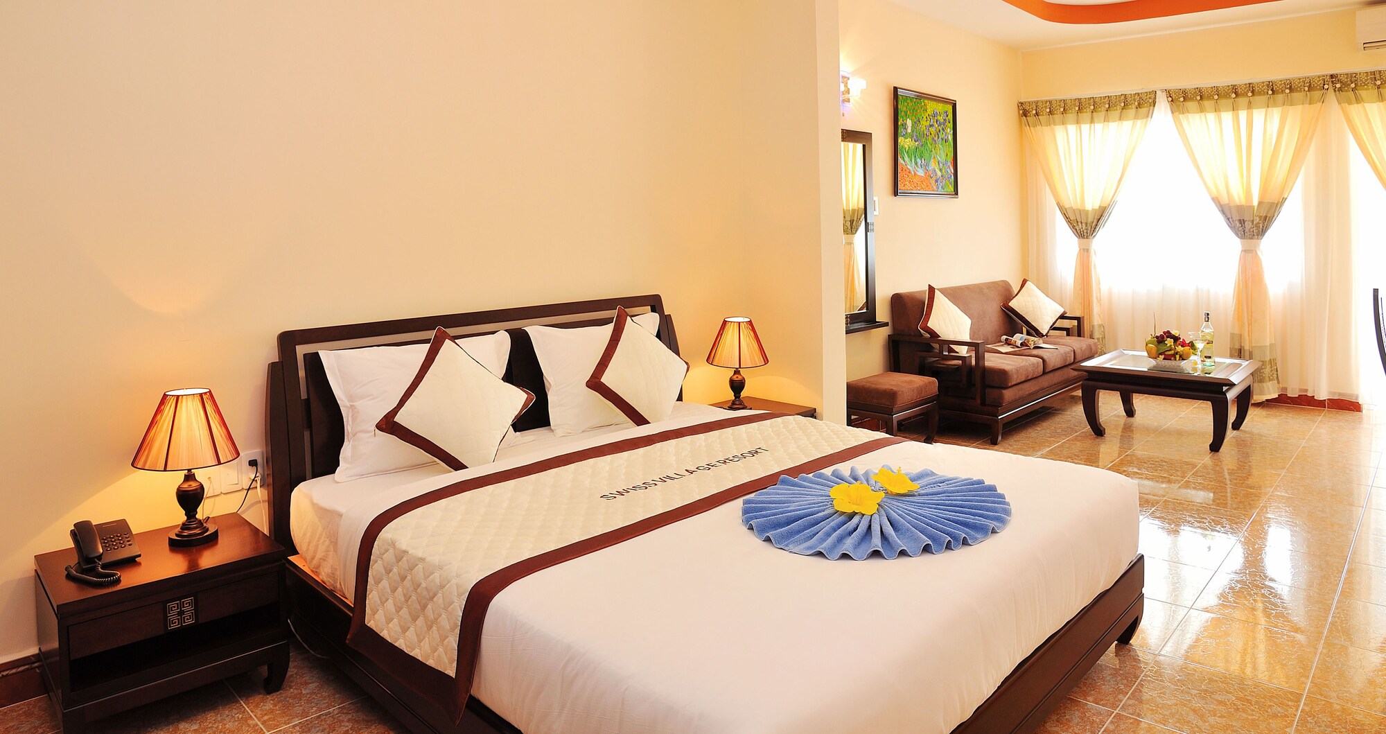 استوديو بسريرين منفصلين بإطلالة على البحر، Le Aqua Resort & Spa Phan Thiet 4/7
