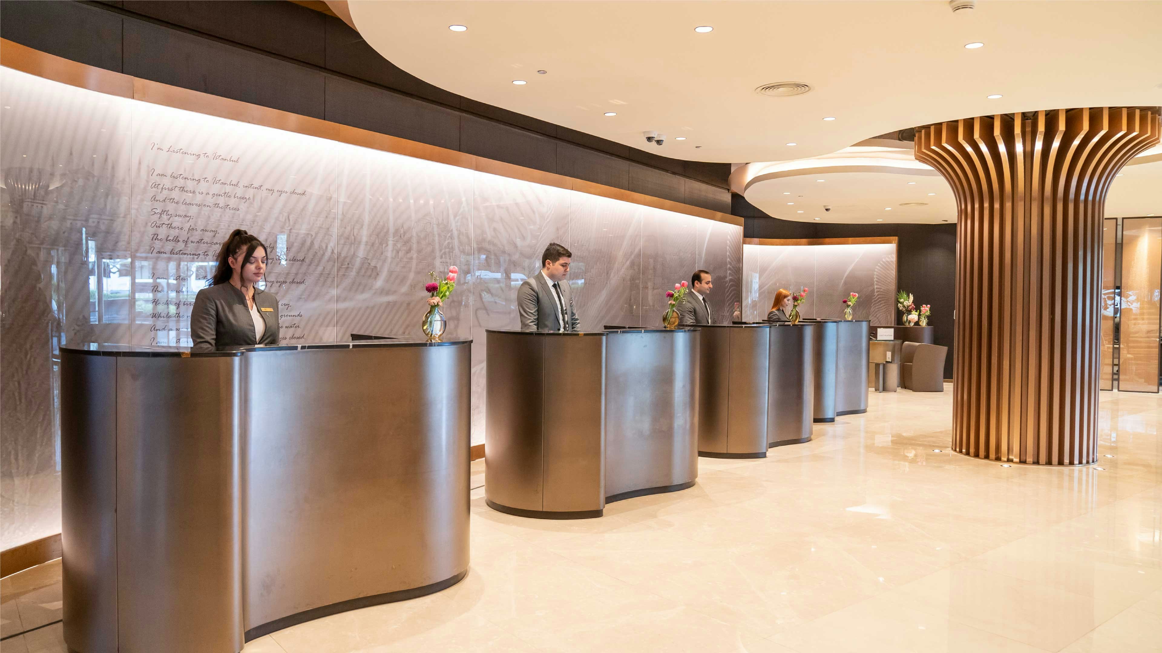 Lobby at Intercontinental Istanbul Hotel, ISTANBUL