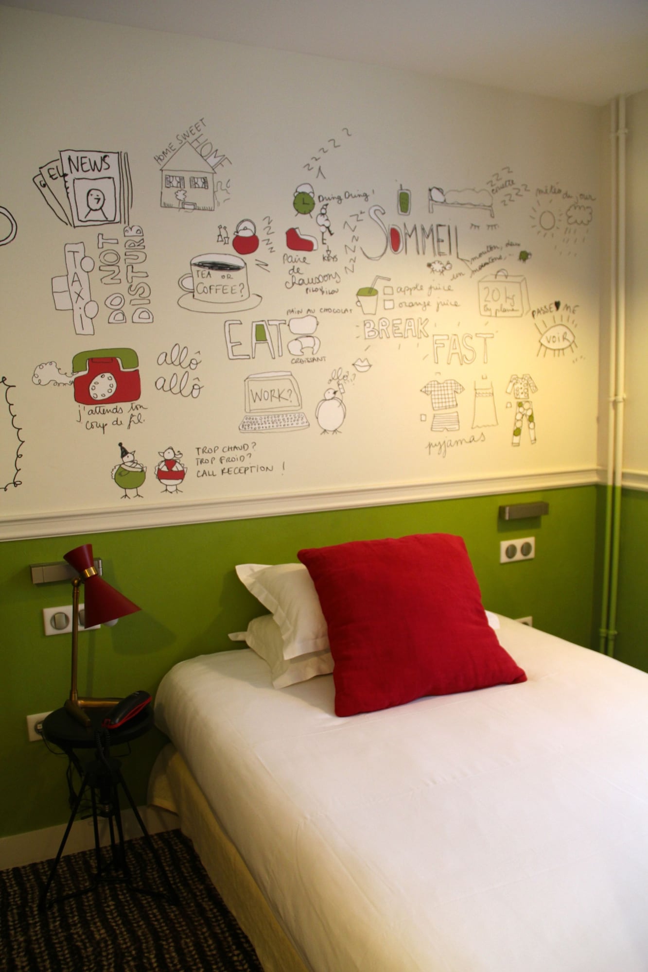 غرفة كلاسيكية مفردة، Hotel Des 3 Poussins 6/7