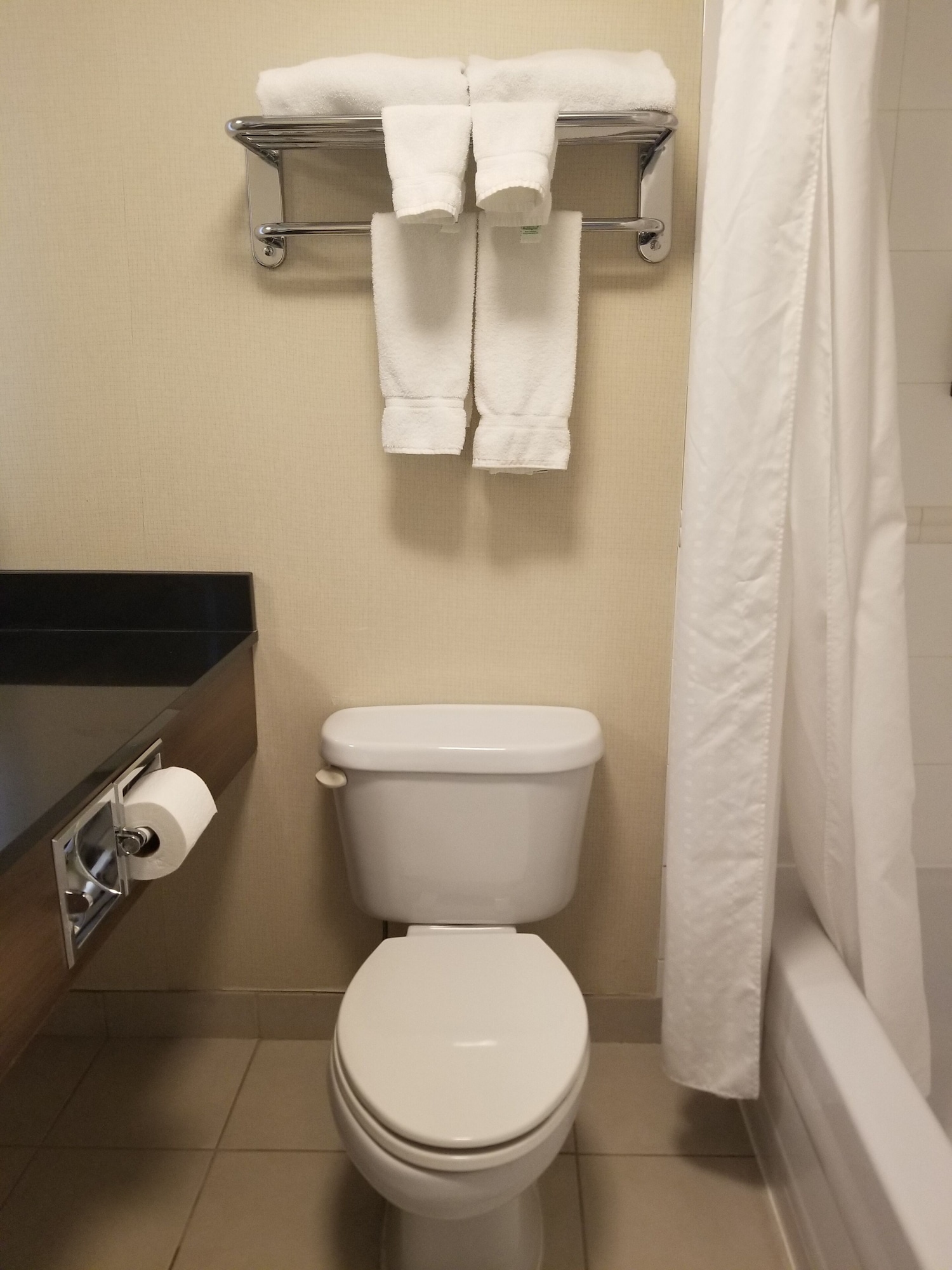 غرفة قياسية بسرير كينج بشرفة مع أريكة، Holiday Inn Express Edmonton Downtown 3/3
