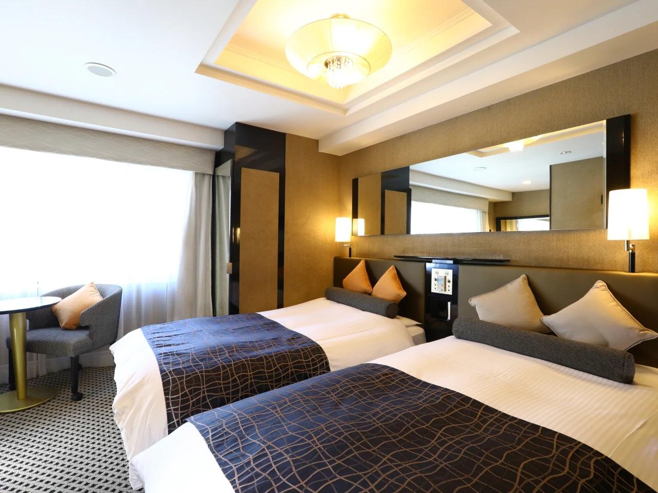 Deluxe, Twin Beds, City View, High Floor