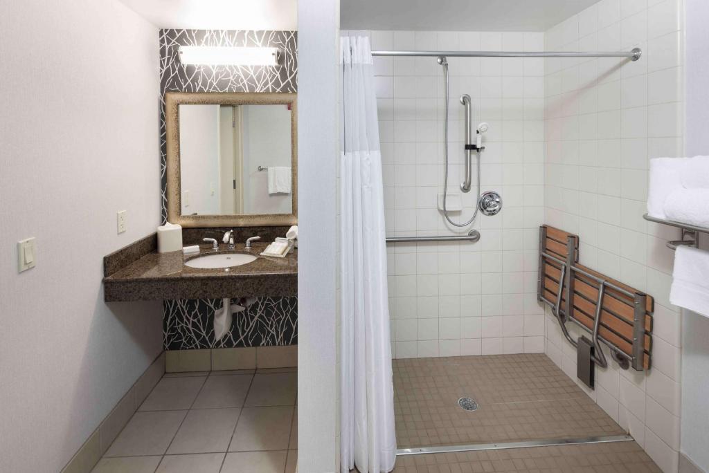 غرفة بريميوم بسريرين كوين لذوي الإعاقة، Hilton Garden Inn Detroit Novi 2/2
