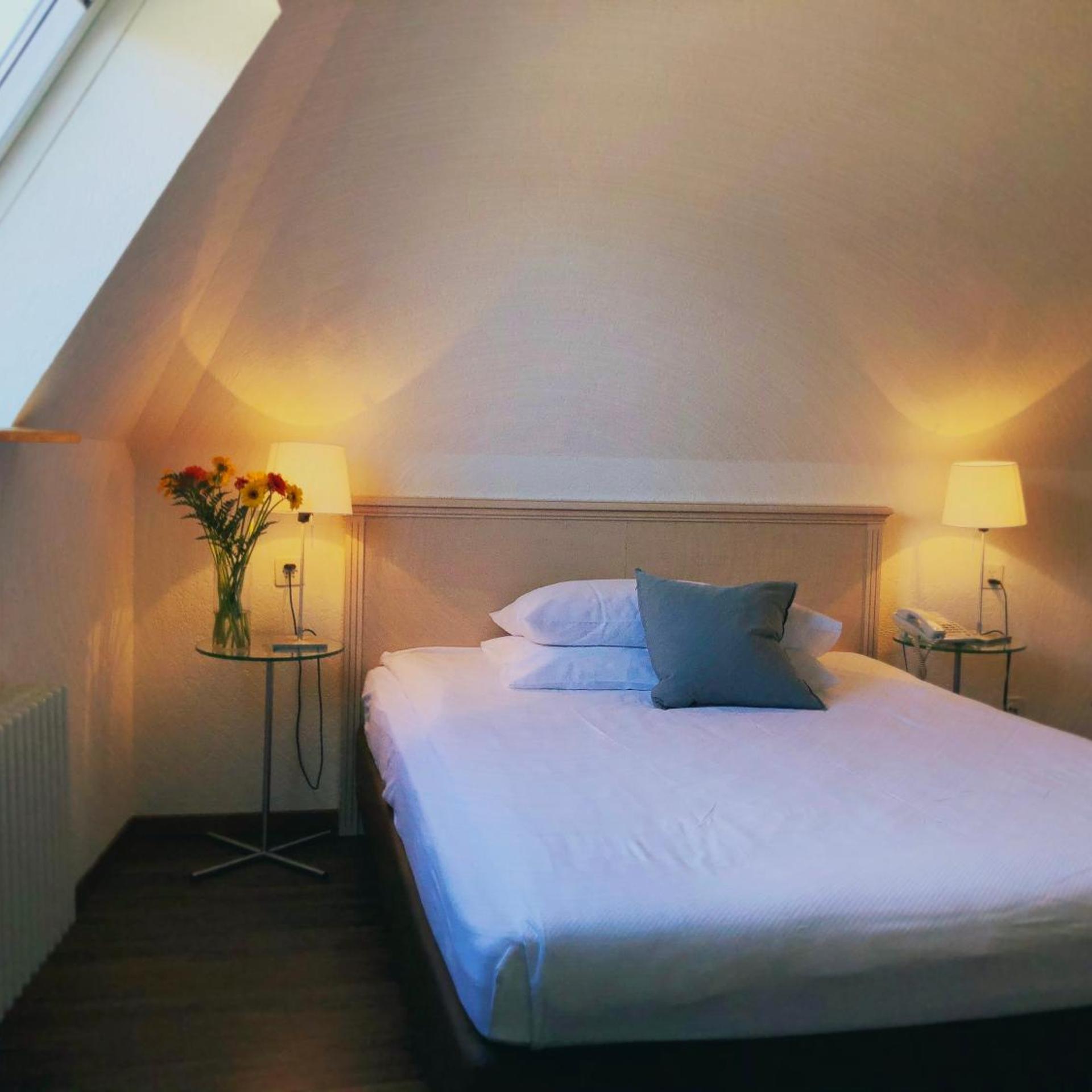 غرفة بسرير مزدوج أو سريرين منفصلين، Neufeld Hotel 7/10