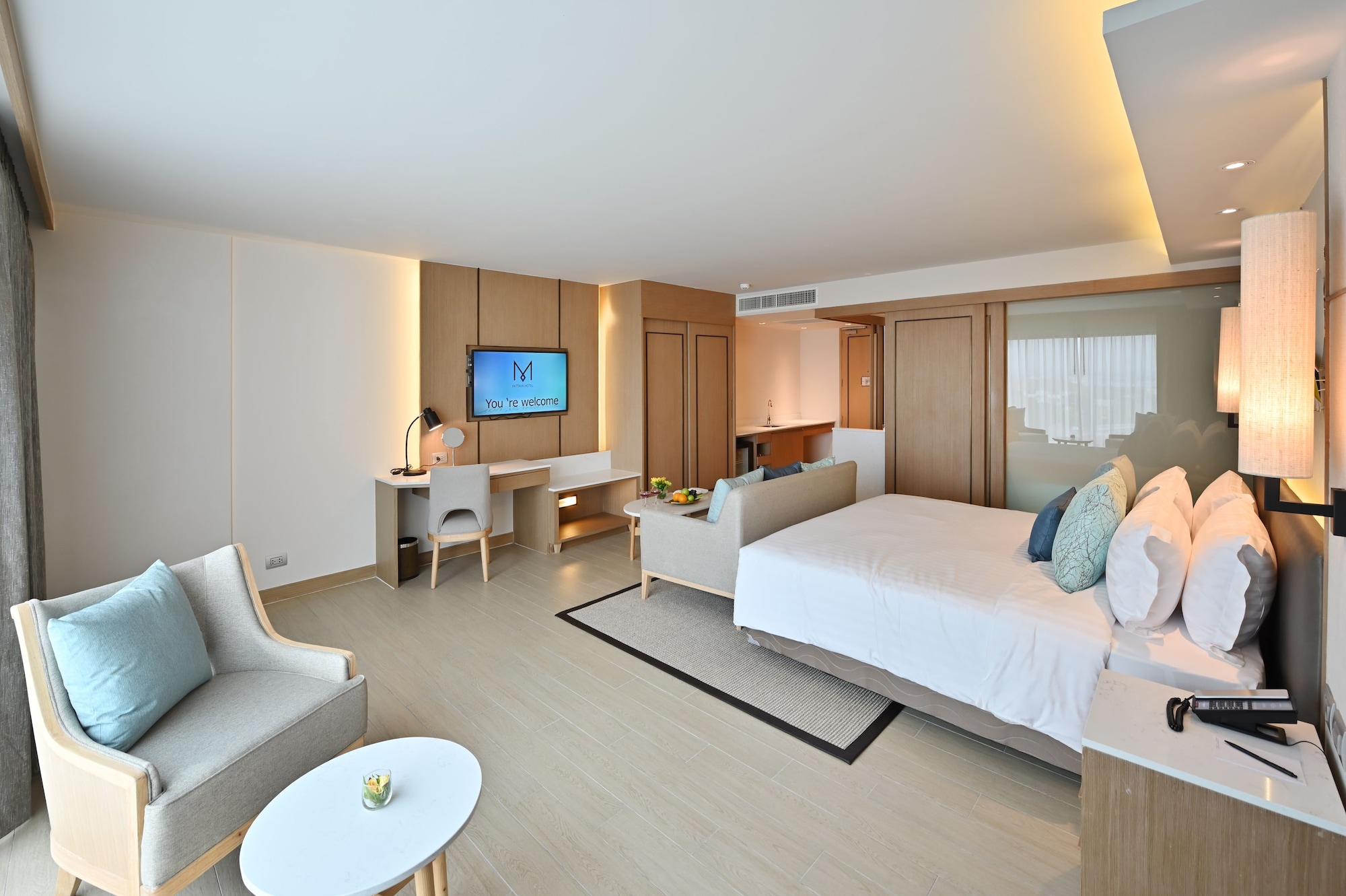 جناح ملكي بسرير مزدوج، M Pattaya Hotel 4/10