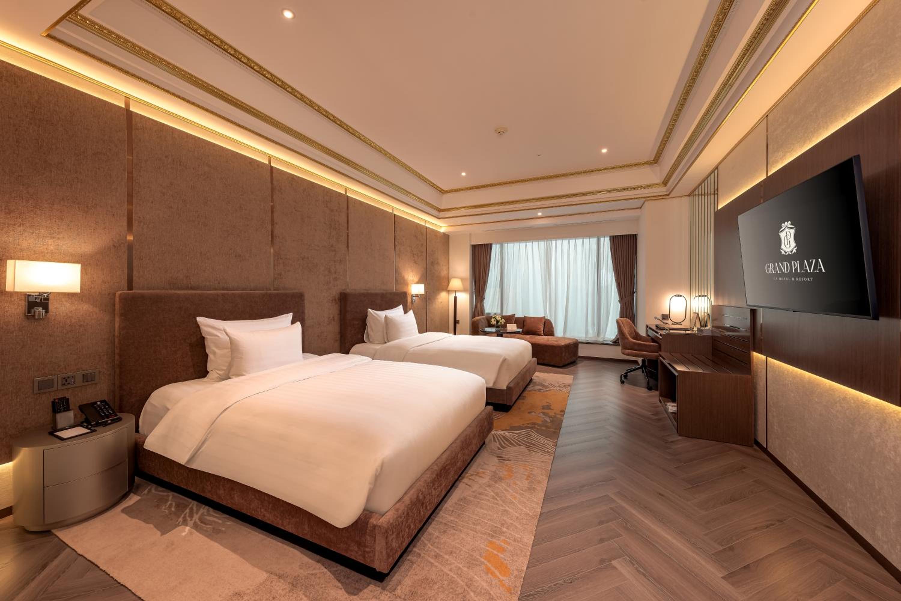غرفة بسريرين منفصلين، Grand Plaza Hanoi 1/1