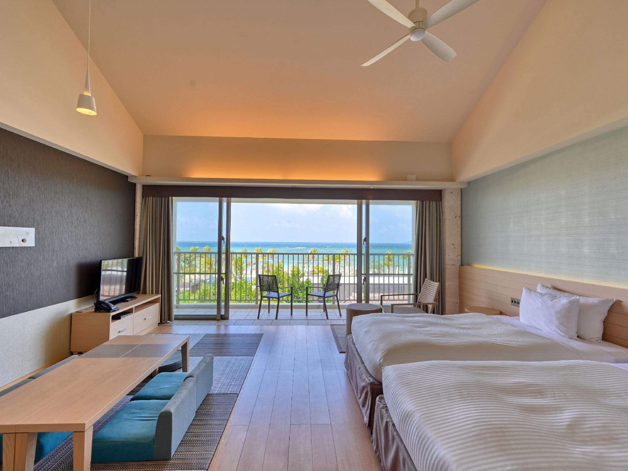 Garden, Futon Bed, with Extra Bed, Ocean View, Tatami, Terrace