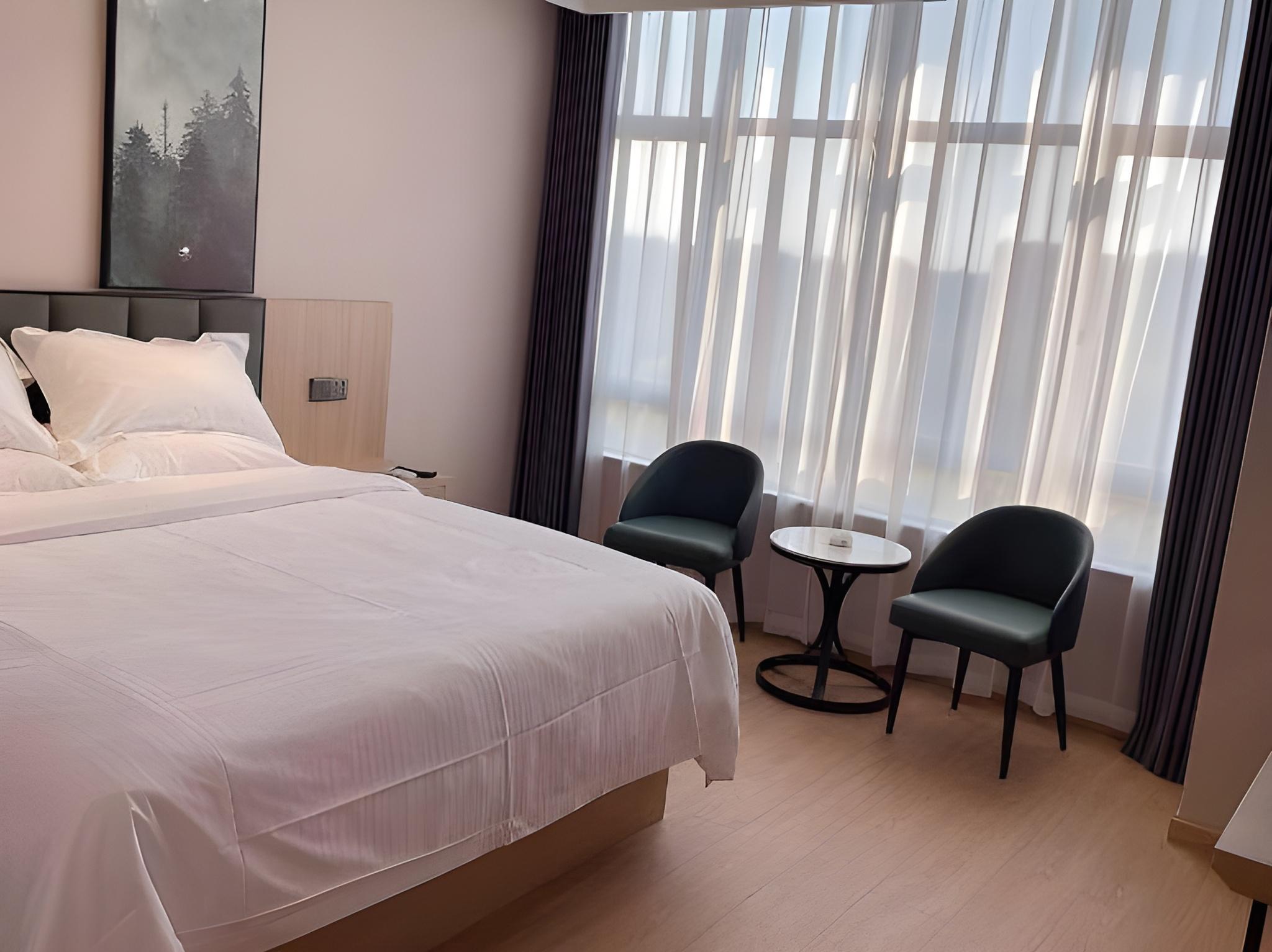 غرفة سوبيريور بسرير كوين، GreenTree Inn Chizhou Pingtian Lake Qingfeng Avenue Hotel 3/3