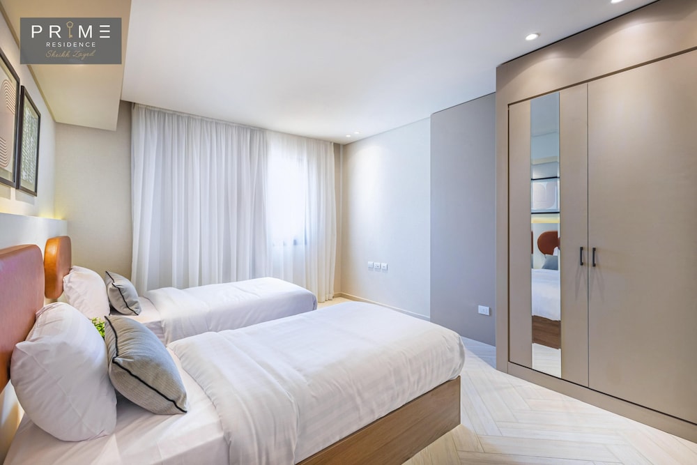 شقة سوبيريور بسريرين منفصلين، Prime Residence Sheikh Zayed 4/10