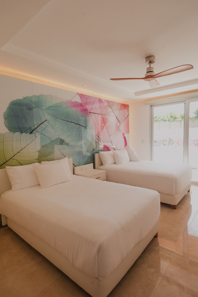 Deluxe, Quadruple, 2 Double Beds, Balcony