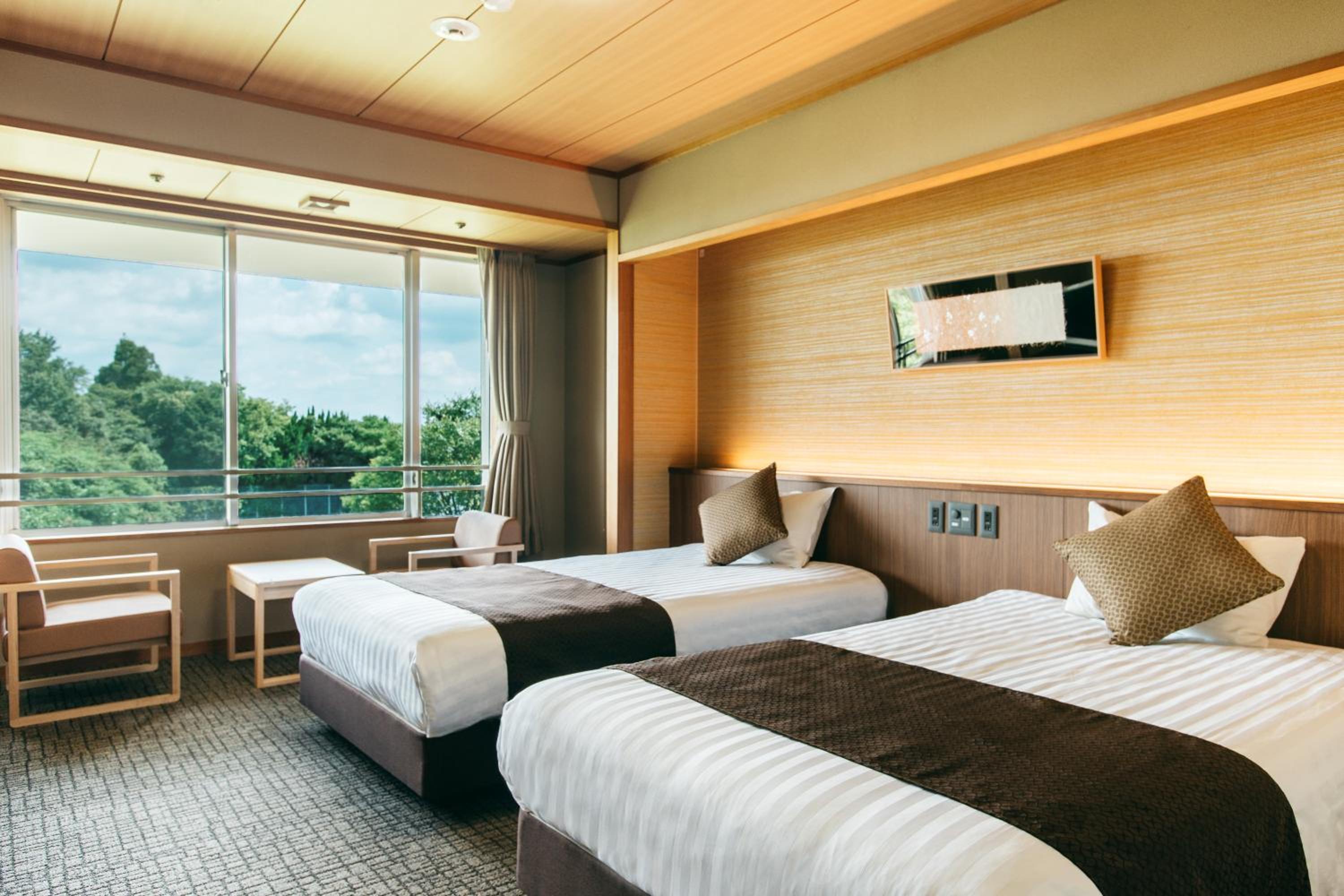 Semi Room, Japanese, 2 Semi Double Beds