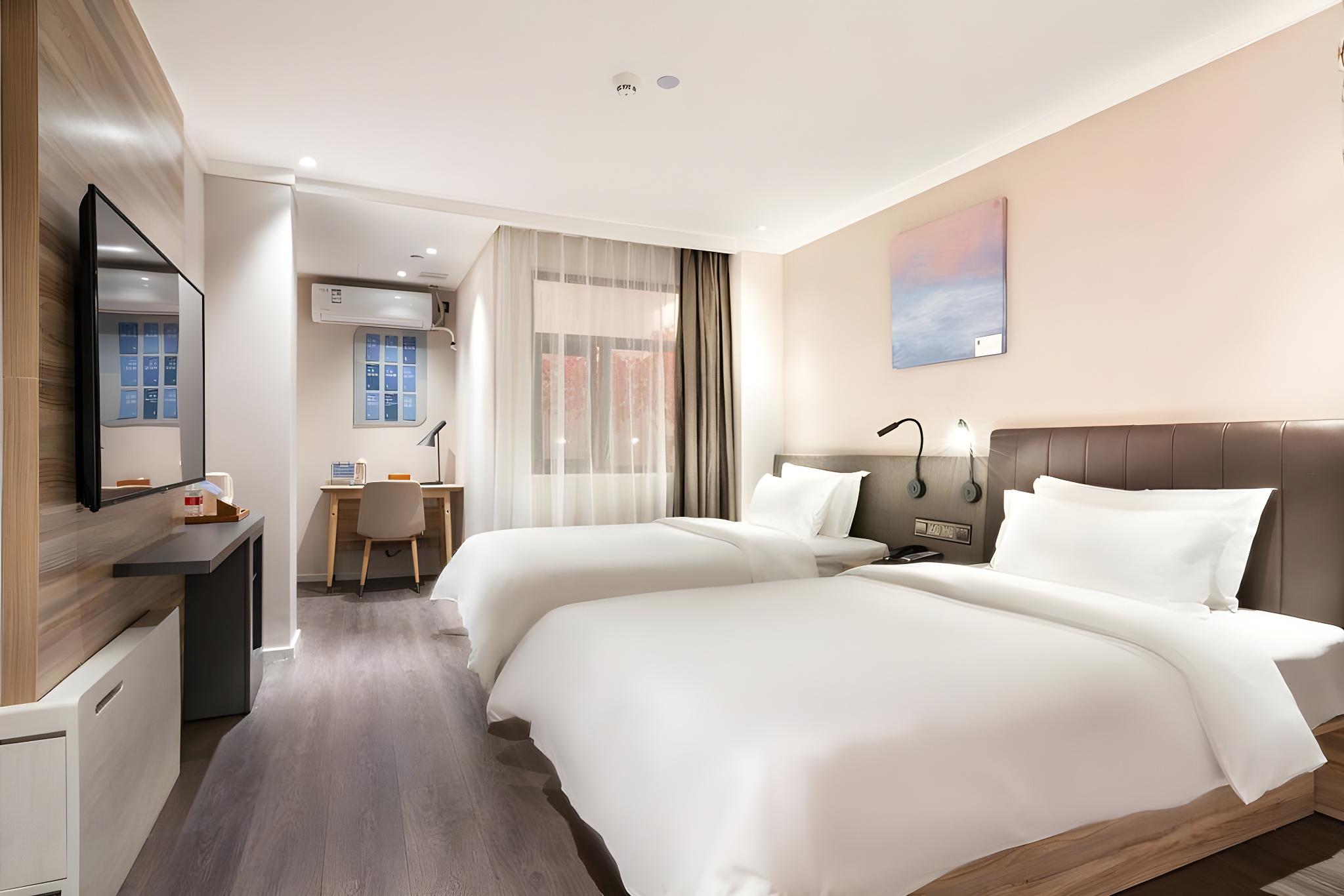 Twin Beds, No Window