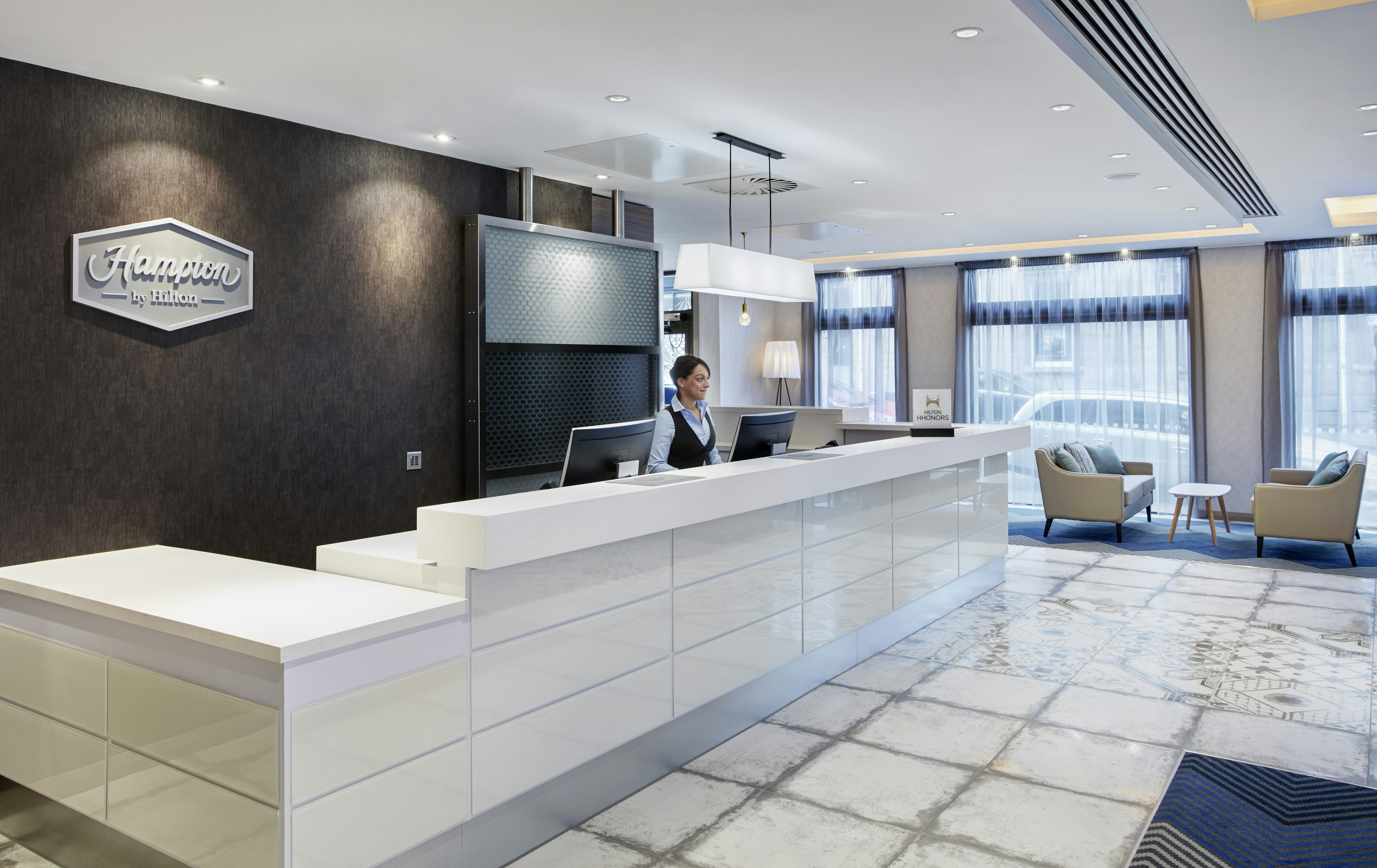Lobby at HAMPTON BY HILTON GLASGOW CENTRAL, GLASGOW