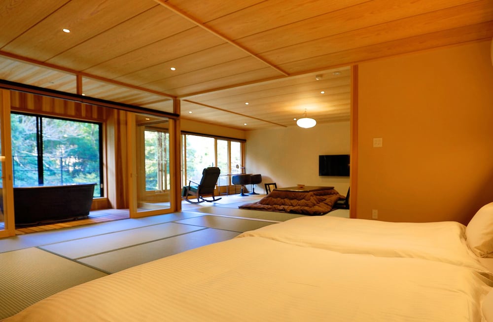 Japanese, Twin Beds, 3 Futon Beds, River View, Outdoor Bath