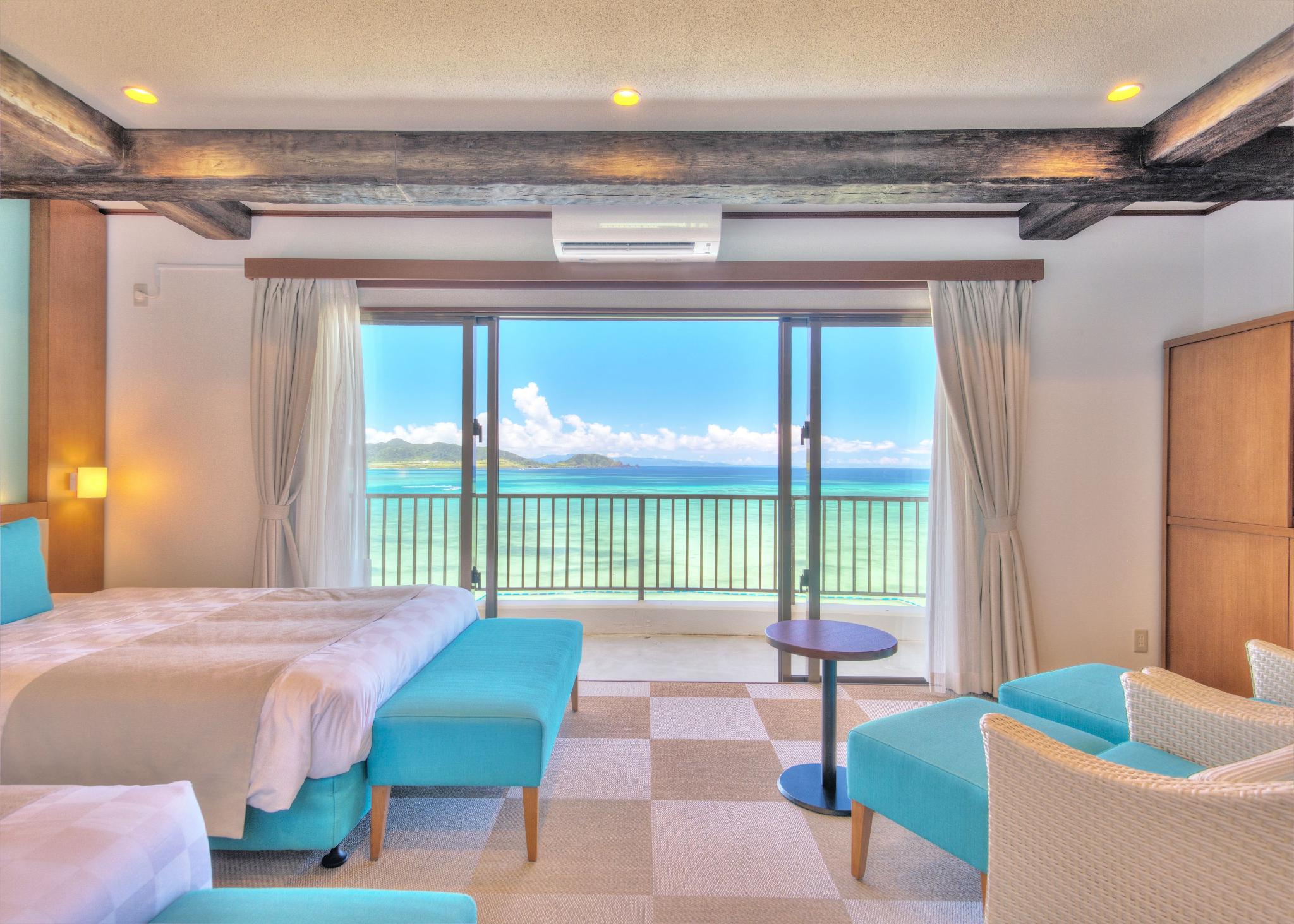 Semi Room, Deluxe, 2 Semi Double Beds, Sea View