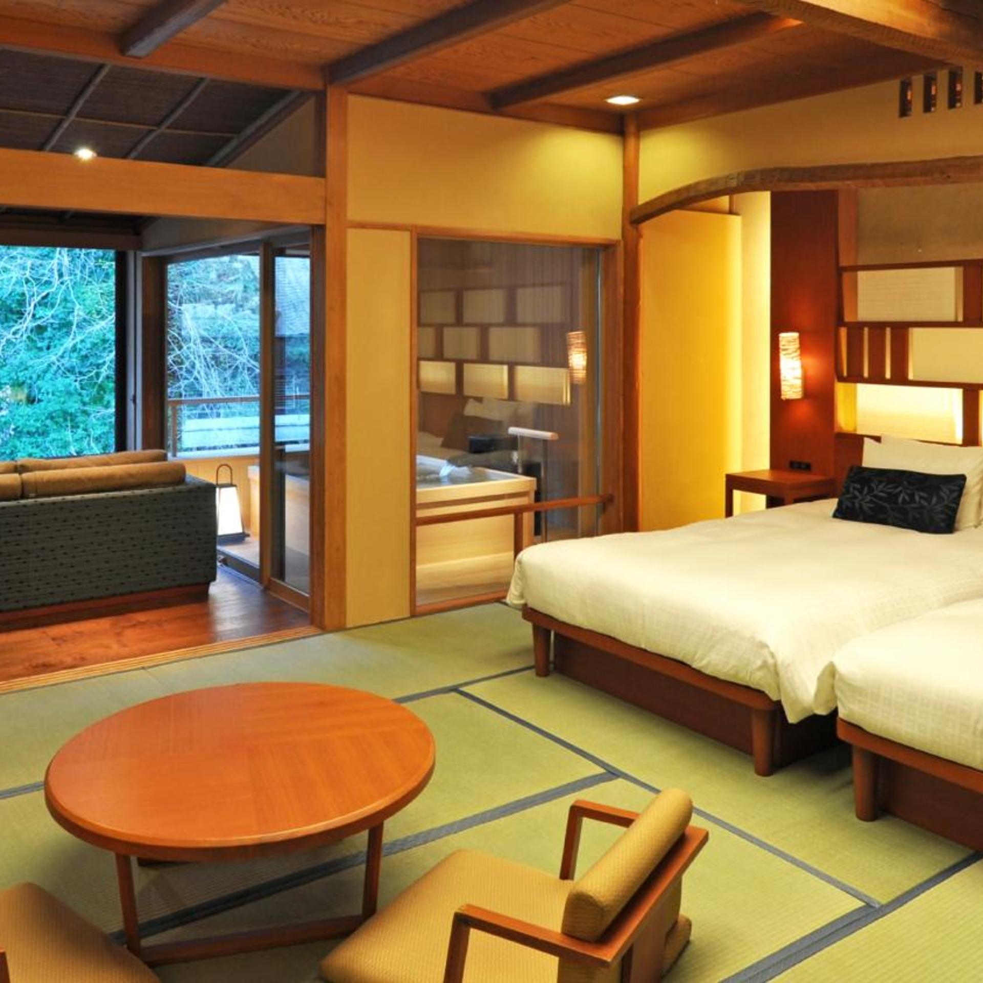 Japanese, Semi Double Bed, Bathtub