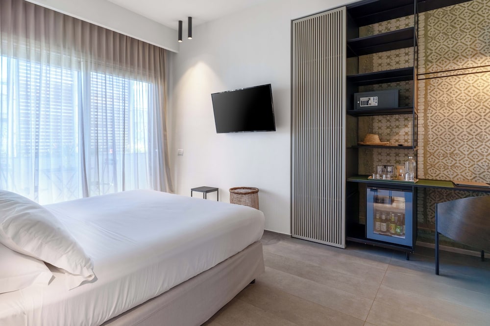 غرفة ديلوكس بسرير كوين بشرفة، Domia Boutique Hotel Mondello 2/8
