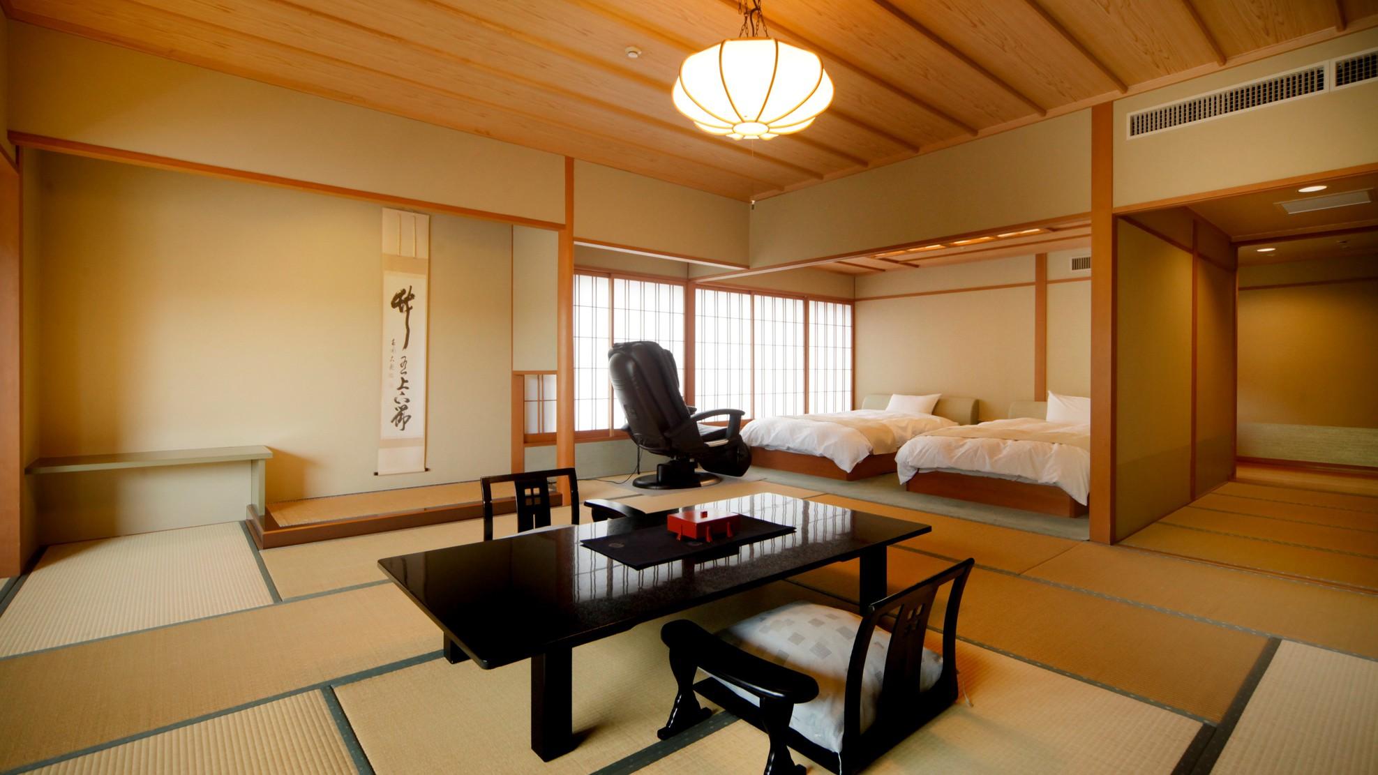 Room, Twin Beds, Tatami