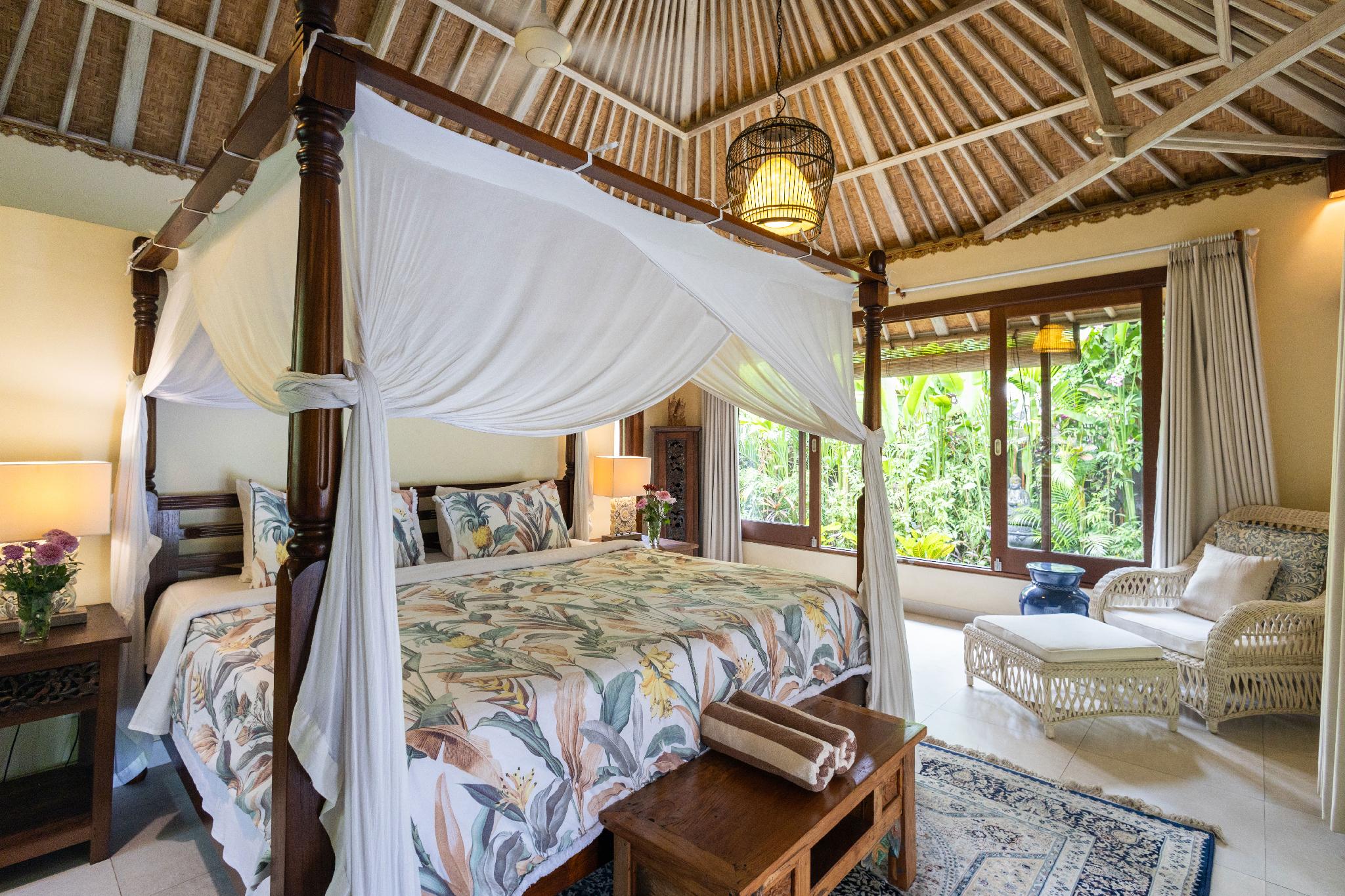 Villa, King Bed, Rice Field View