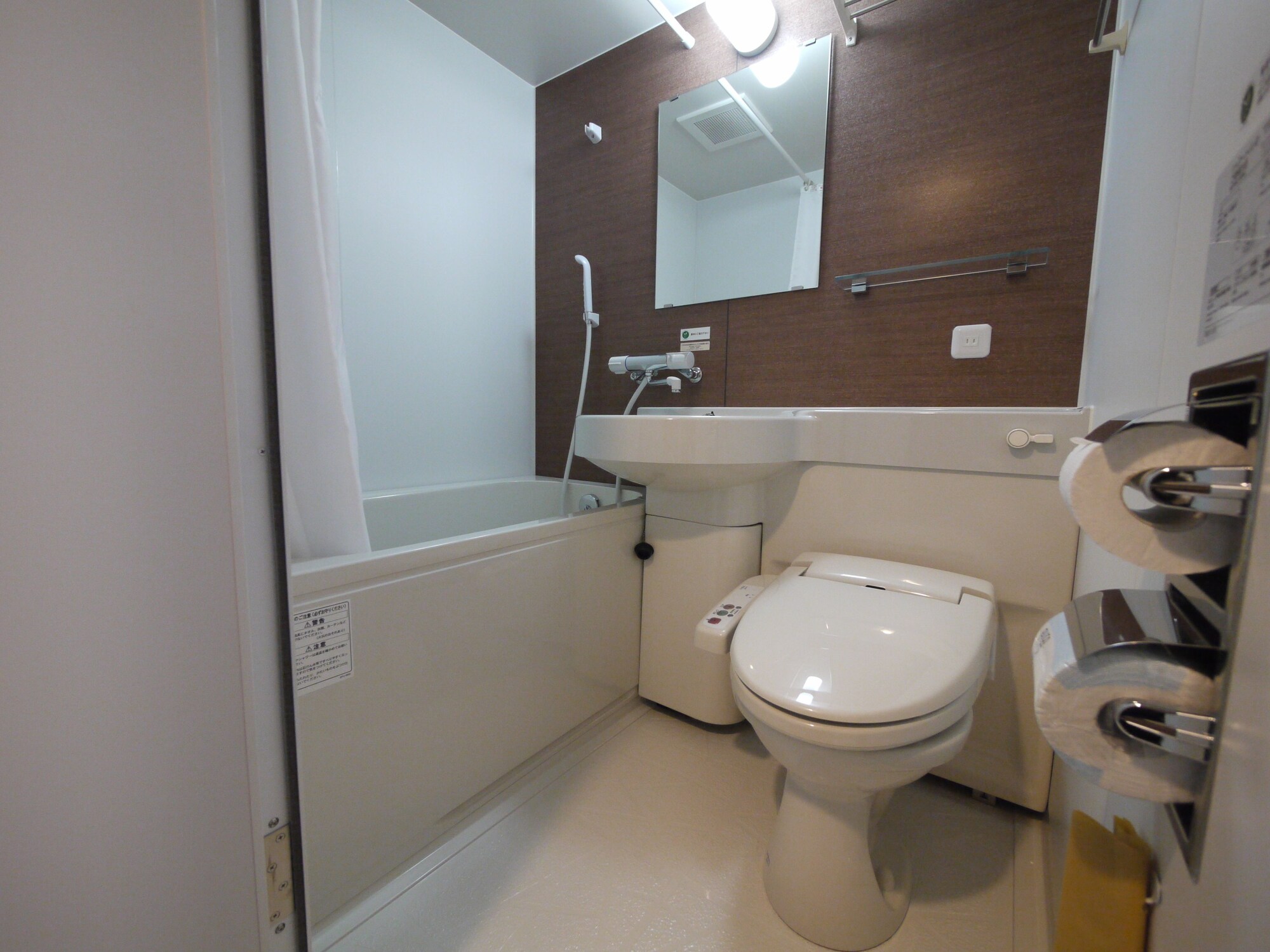 غرفة بسريرين منفصلين، Hotel Route-Inn Grand Tokyo Asakusabashi 2/2