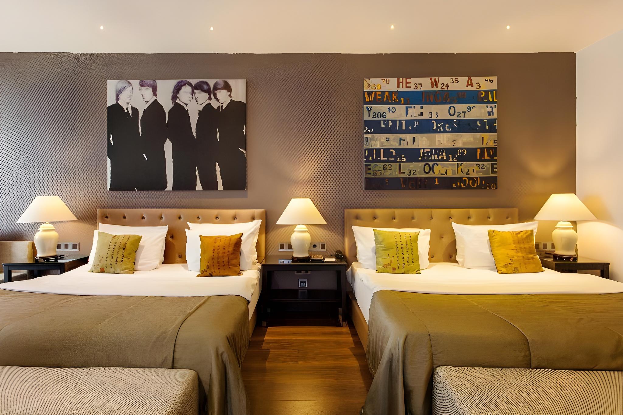 غرفة عائلية بسريرين كينج، Quentin Boutique Hotel 2/2