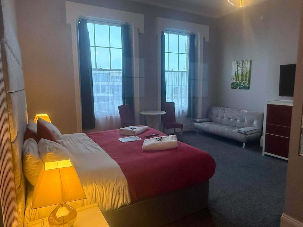 Gold, Double Bed, Sea View, Sofa